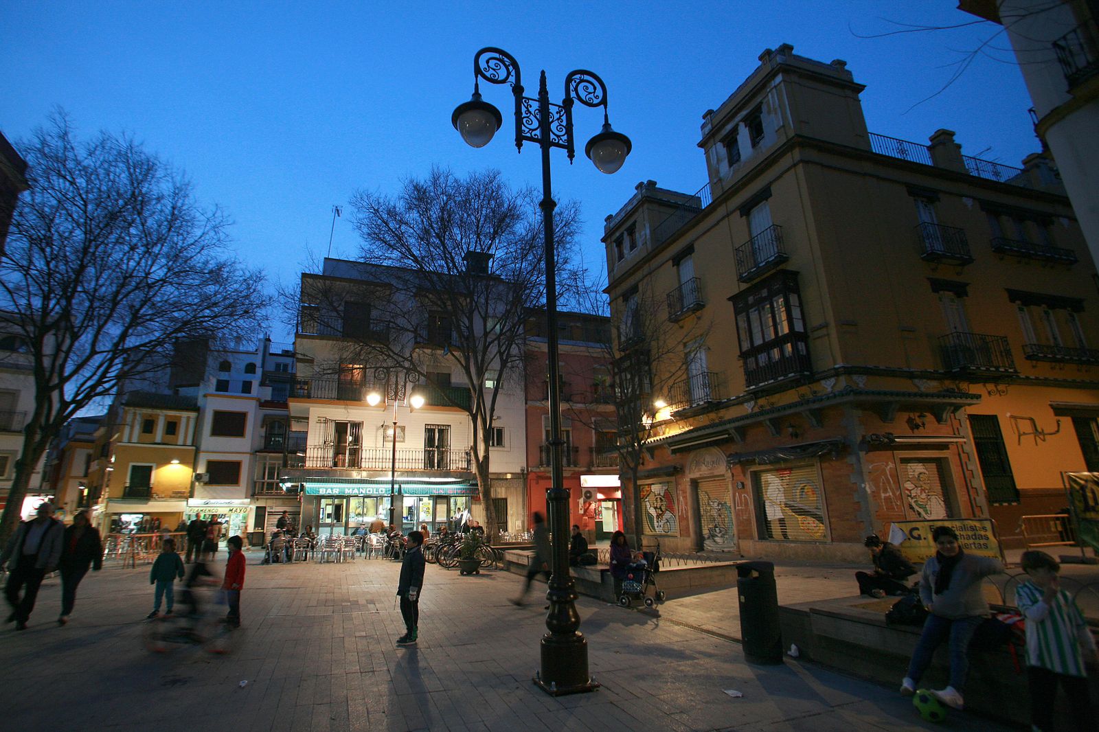 La céntrica Plaza de la Alfalfa