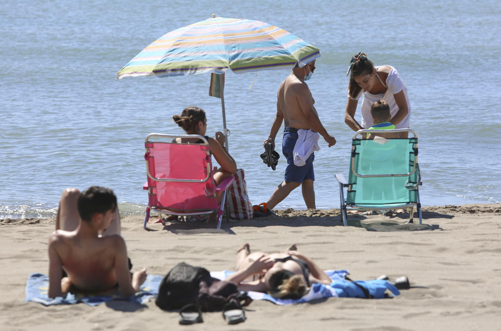 Fotos de la playa en Málaga, donde escapar del calor