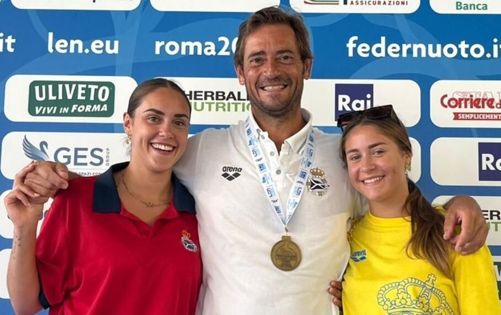 Rafael Pérez-Blanco, del CW Algeciras, con su medalla.