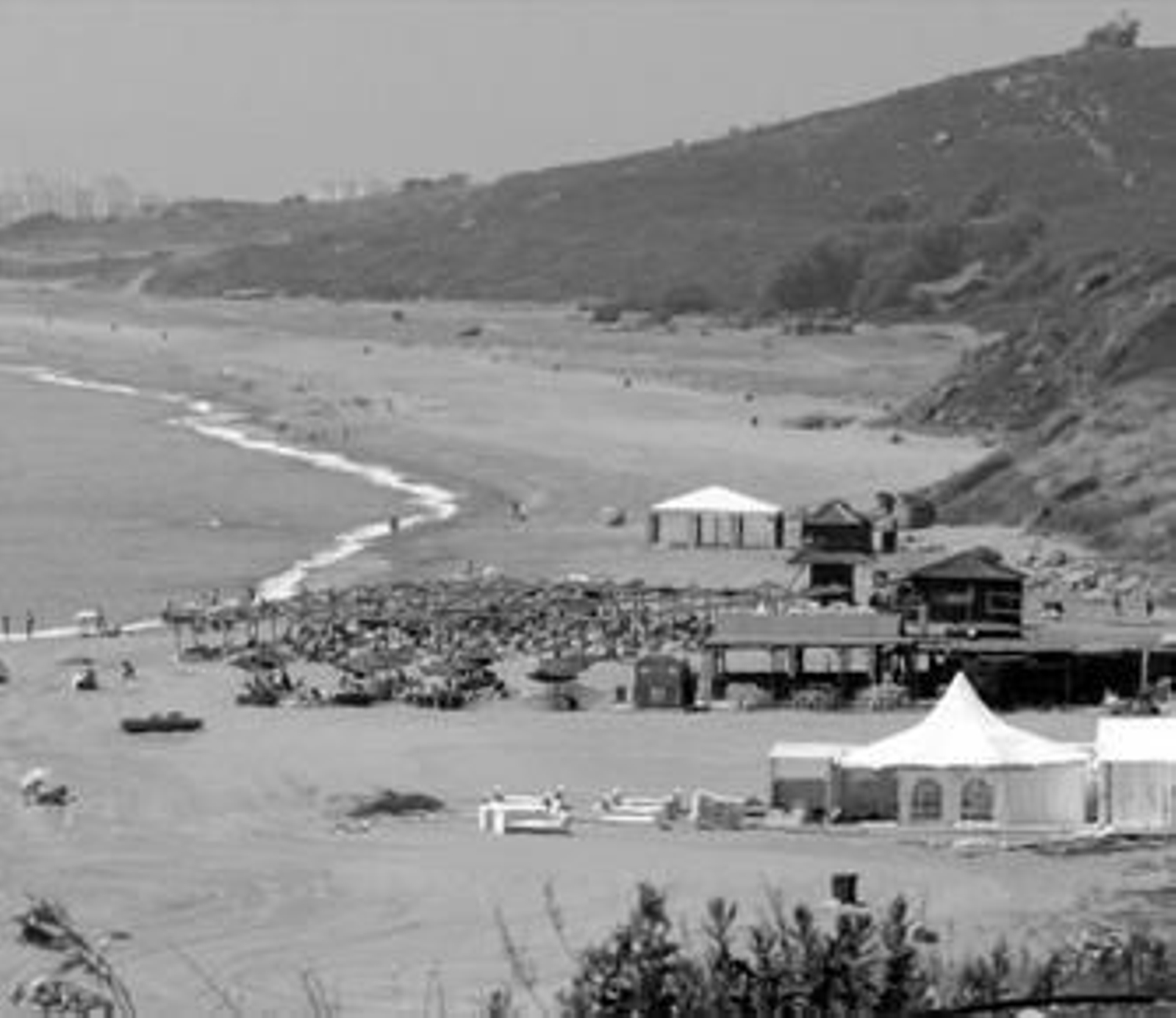 Instantánea de archivo de la playa de La Alcaidesa de La Línea.
