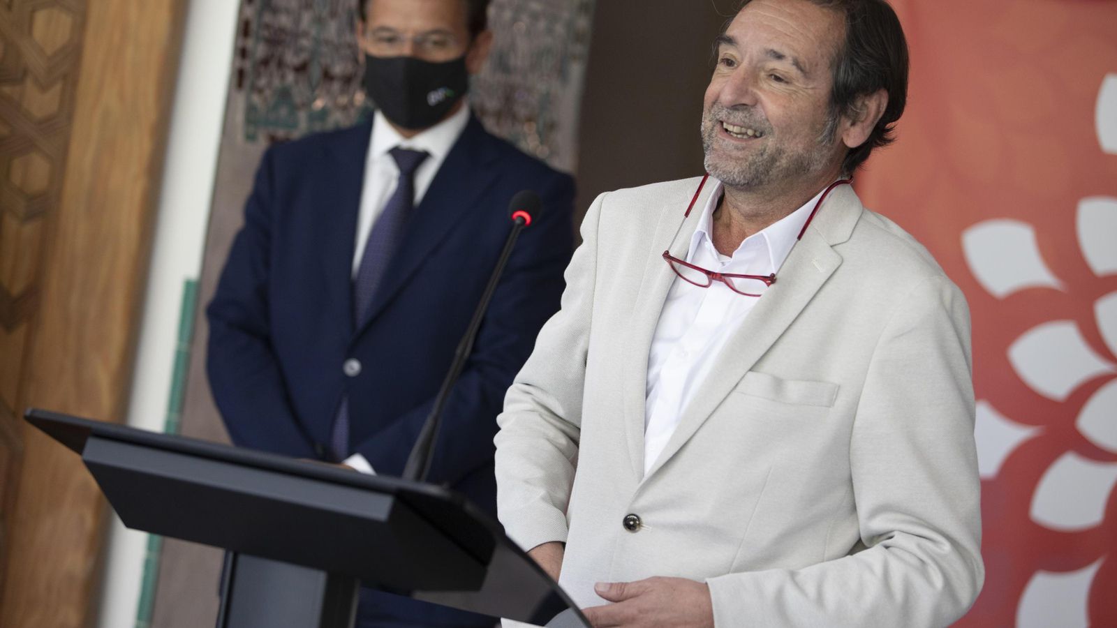 Roberto Ugarte, el gerente de la formación, en su primera intervención ante los medios.