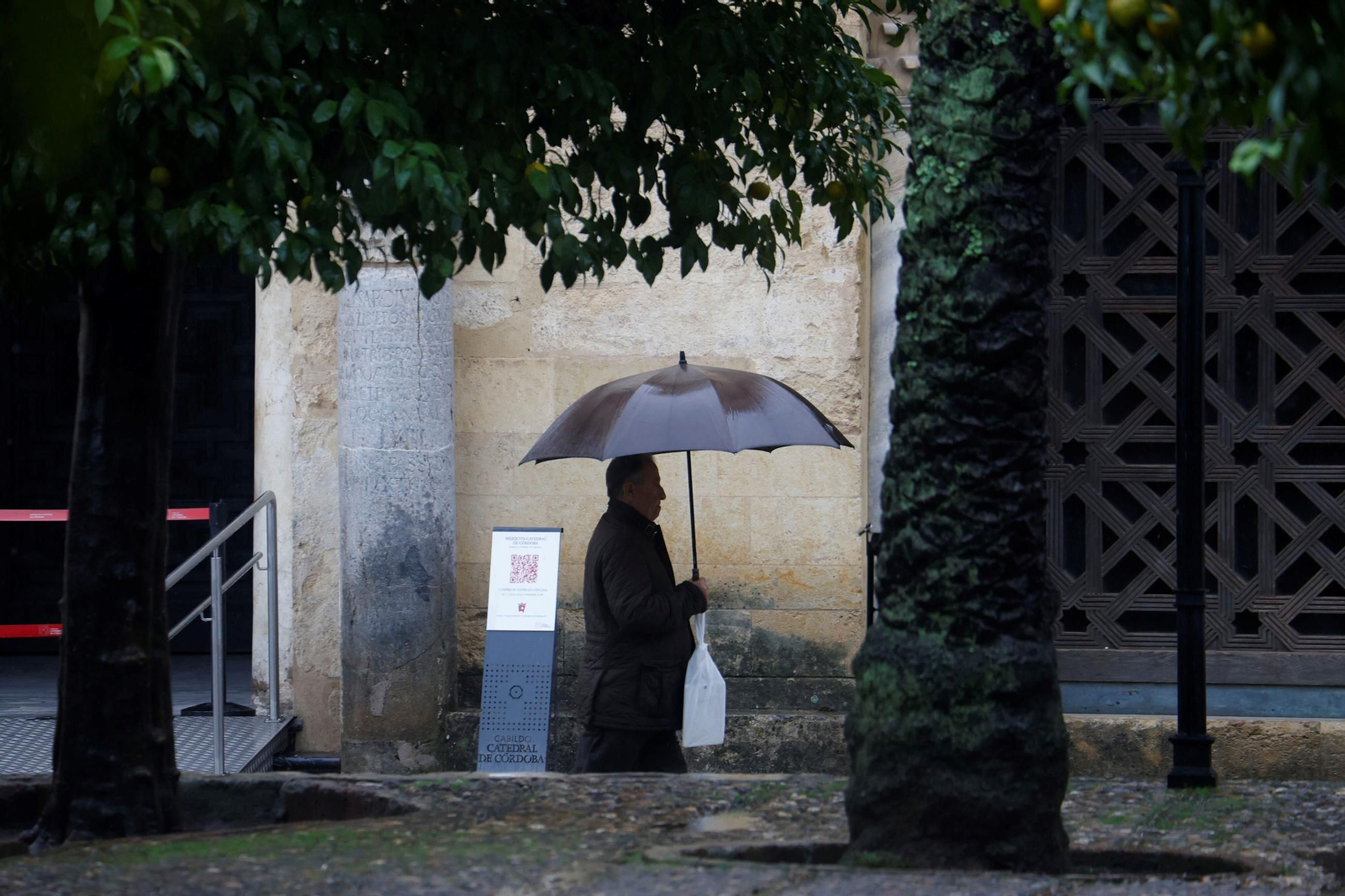 Los últimos coletazos de la borrasca Claudia a su paso por Córdoba