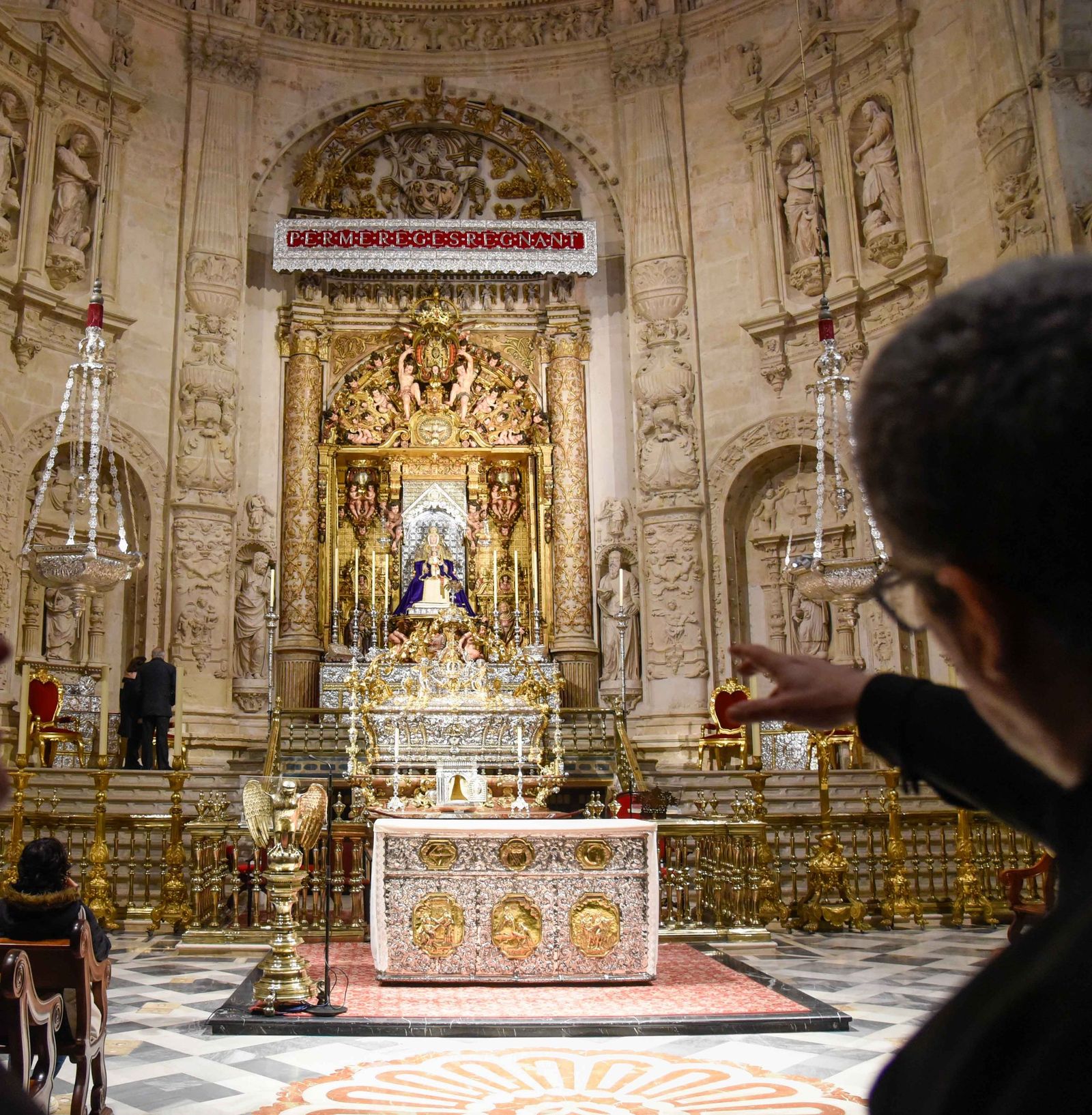 Imágenes de la reapertura de la capilla real de la Catedral tras la restauración