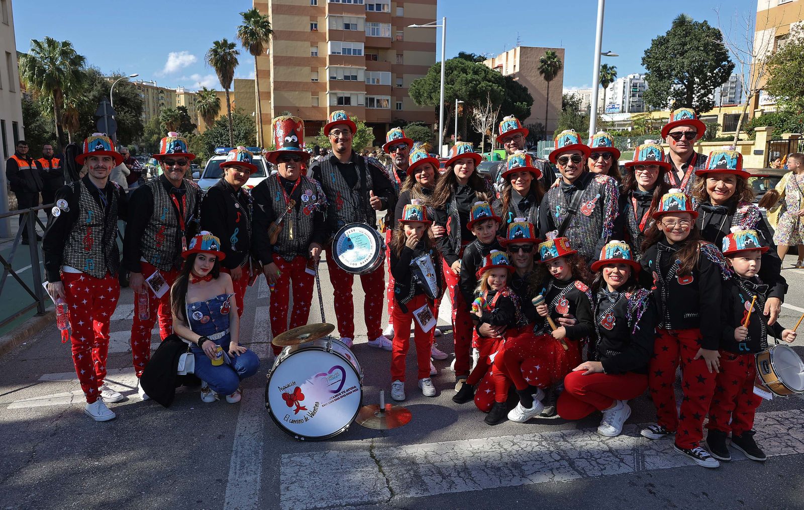 La cabalgata de agrupaciones del Carnaval de Algeciras, en imágenes