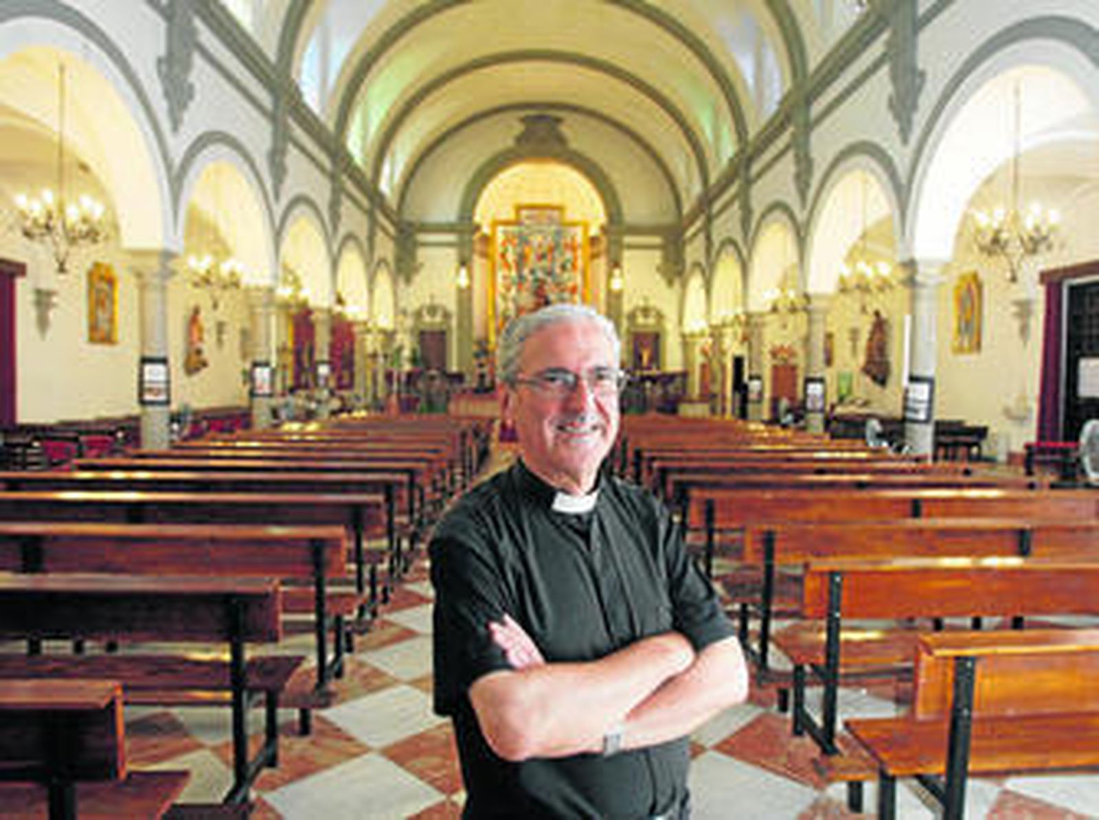Antonio Murillo, en su parroquia de Jesús Divino Obrero.