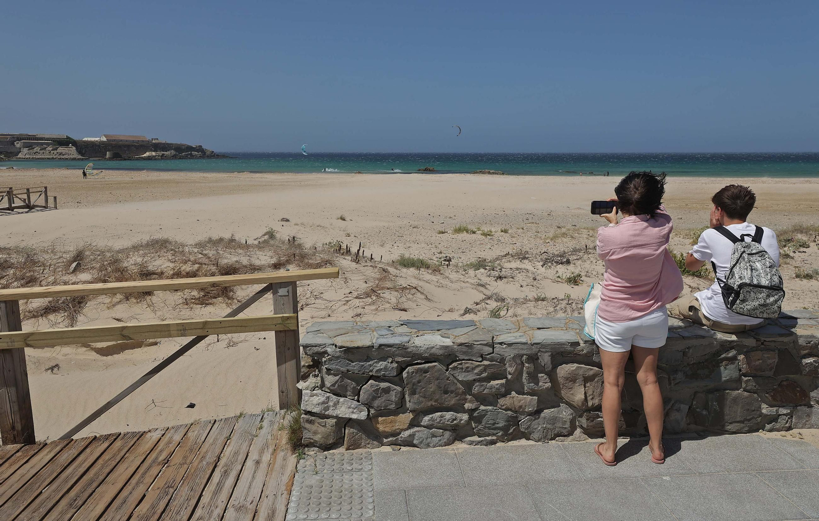 Fotos del temporal de levante en Tarifa