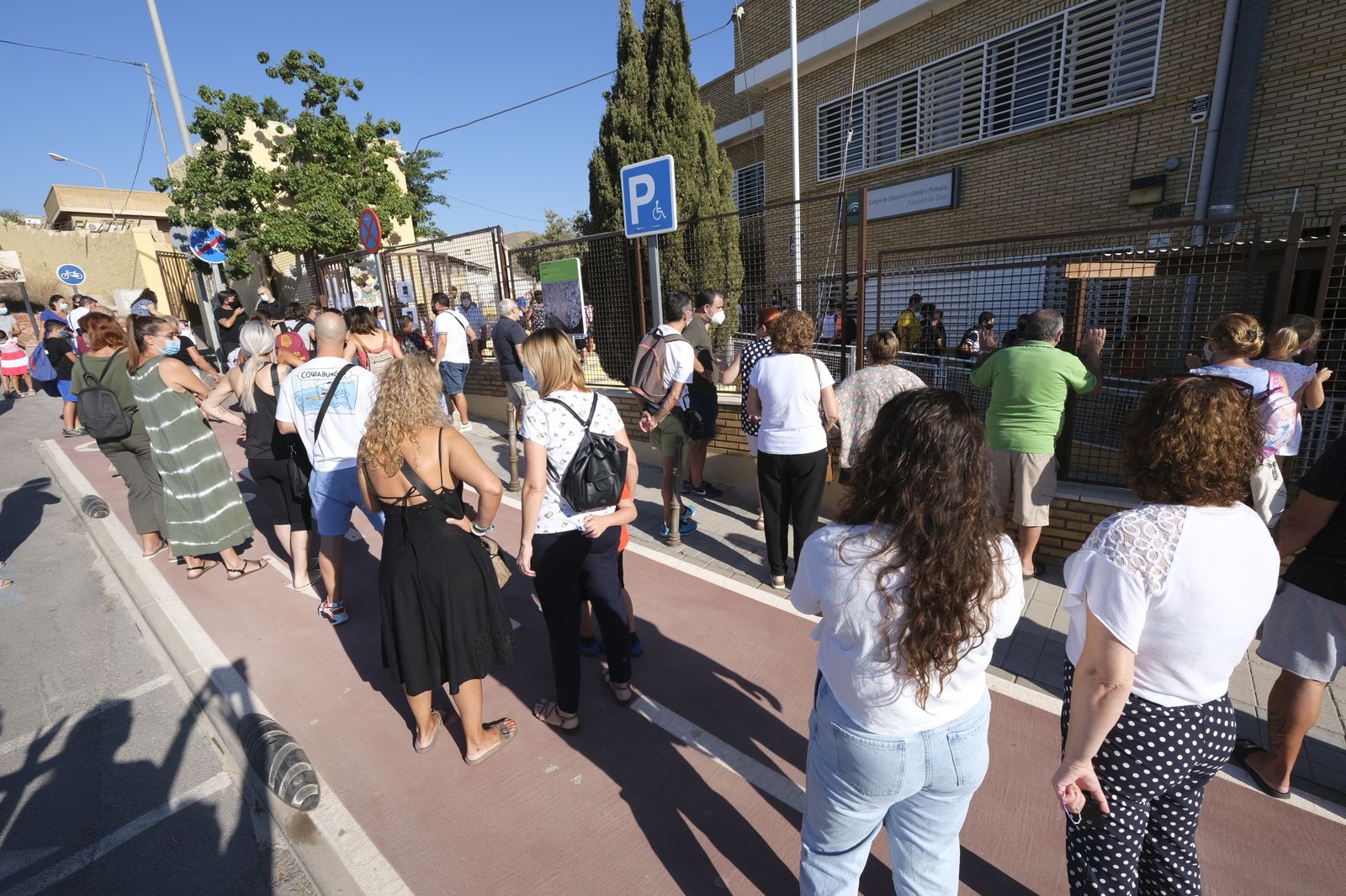 Primer día del curso escolar en Almería