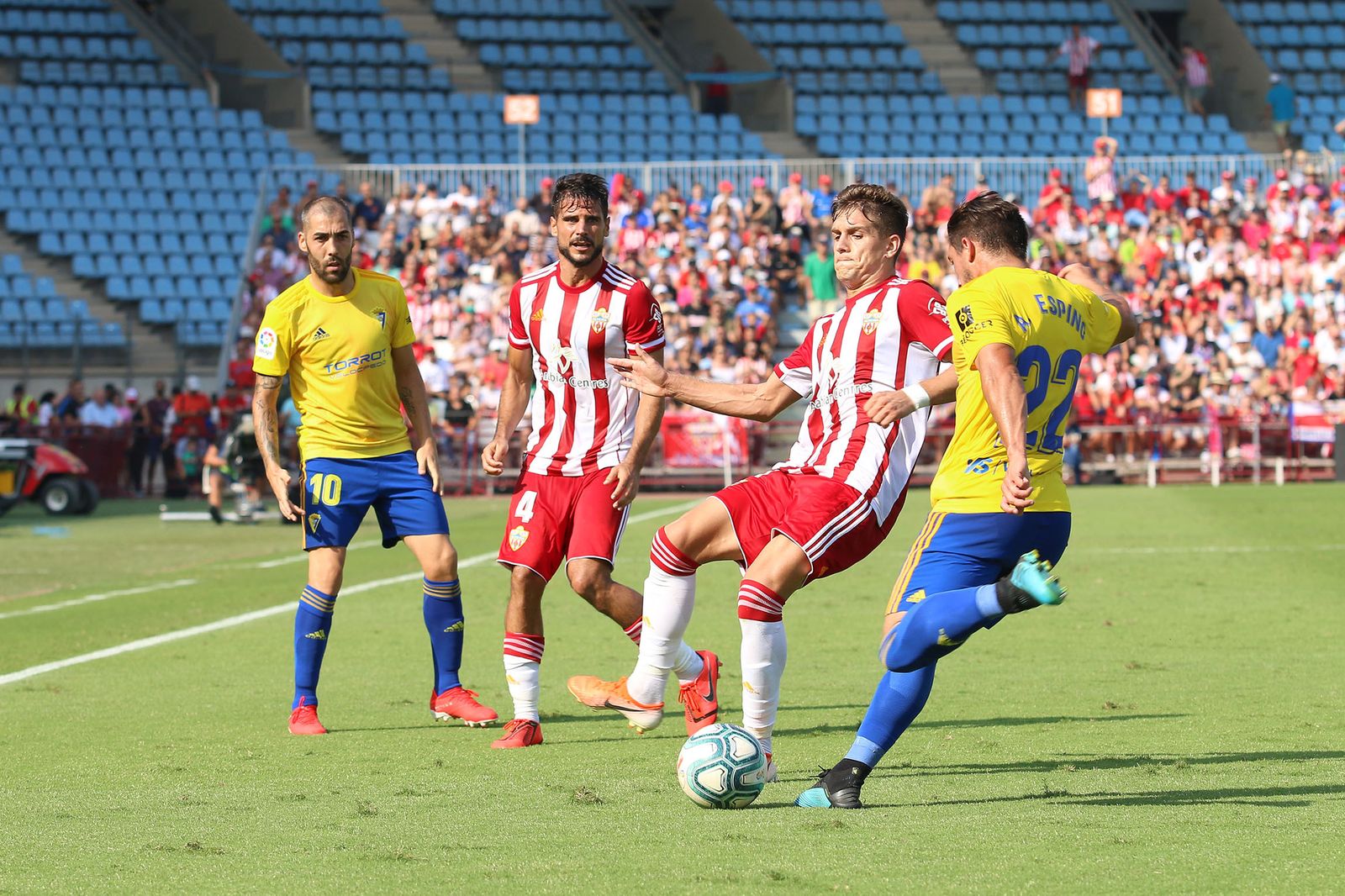 Las imágenes del UD ALMERÍA-CÁDIZ CF
