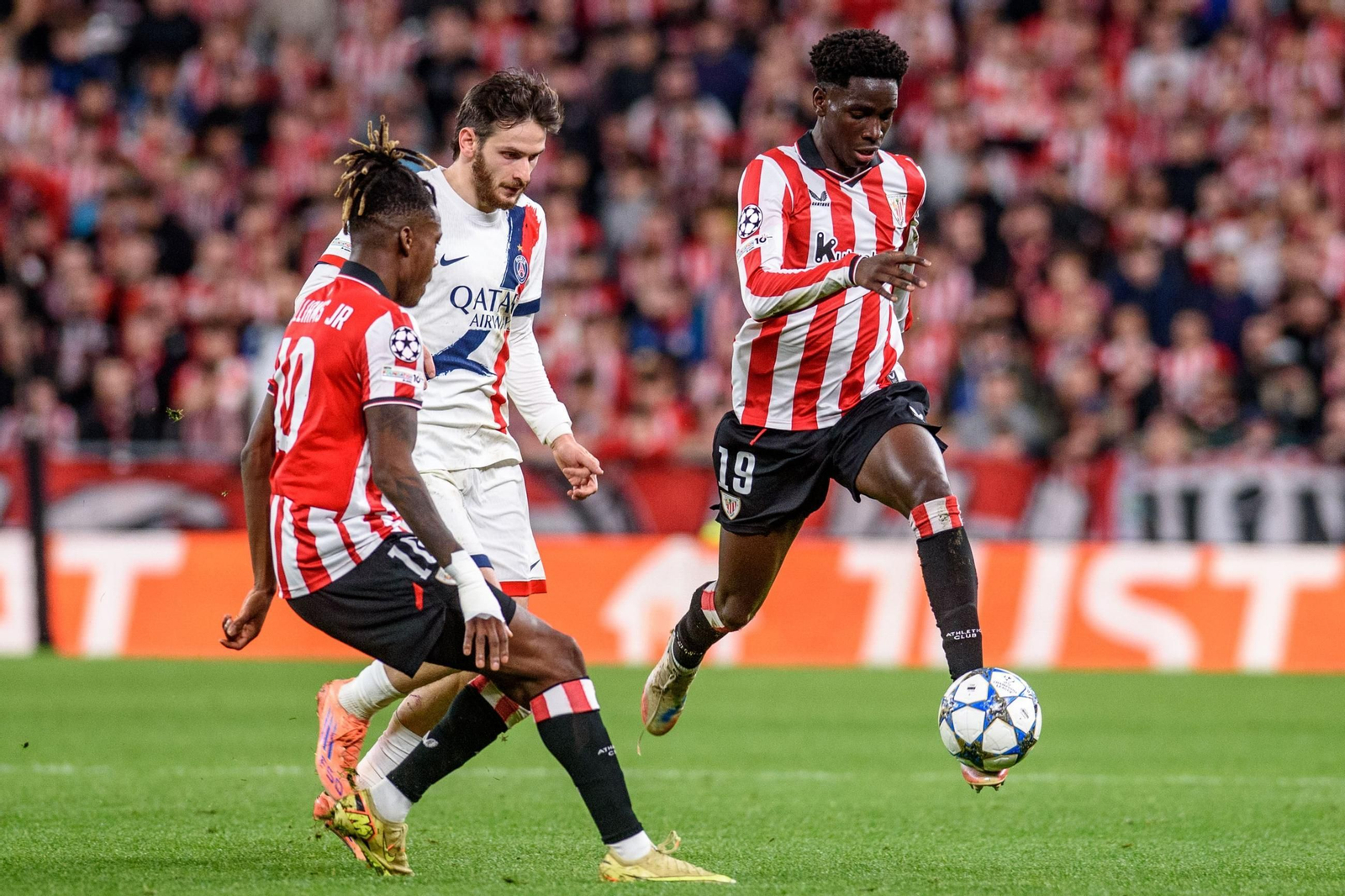 El Athletic Club-PSG, en imágenes