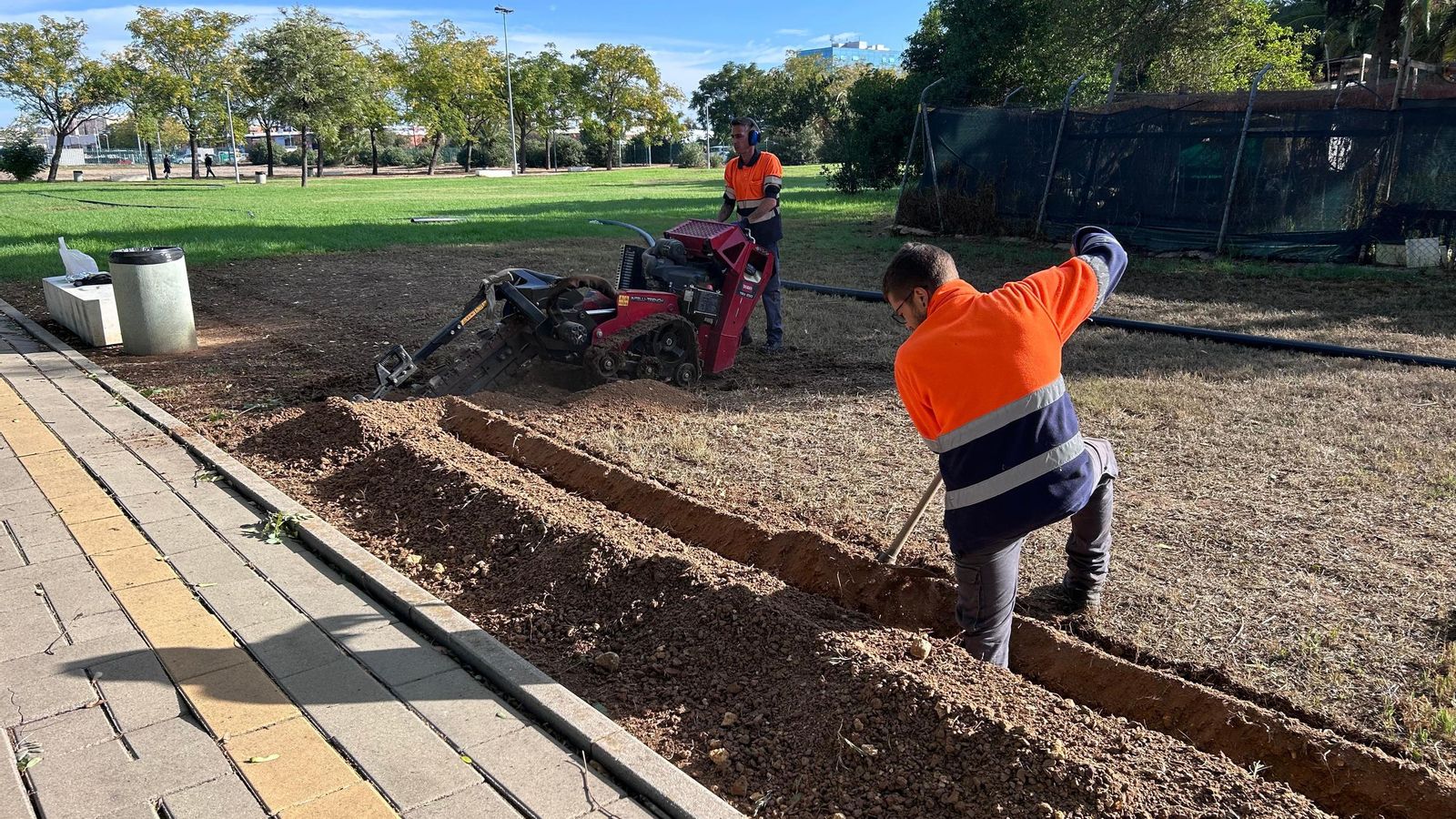 Actuaciones en el parque de la Hacienda San Antonio