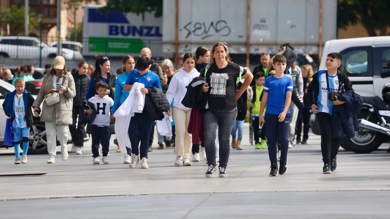 Darío Silva y Dely Valdés: las fotos del regreso de la Doble D a La Rosaleda