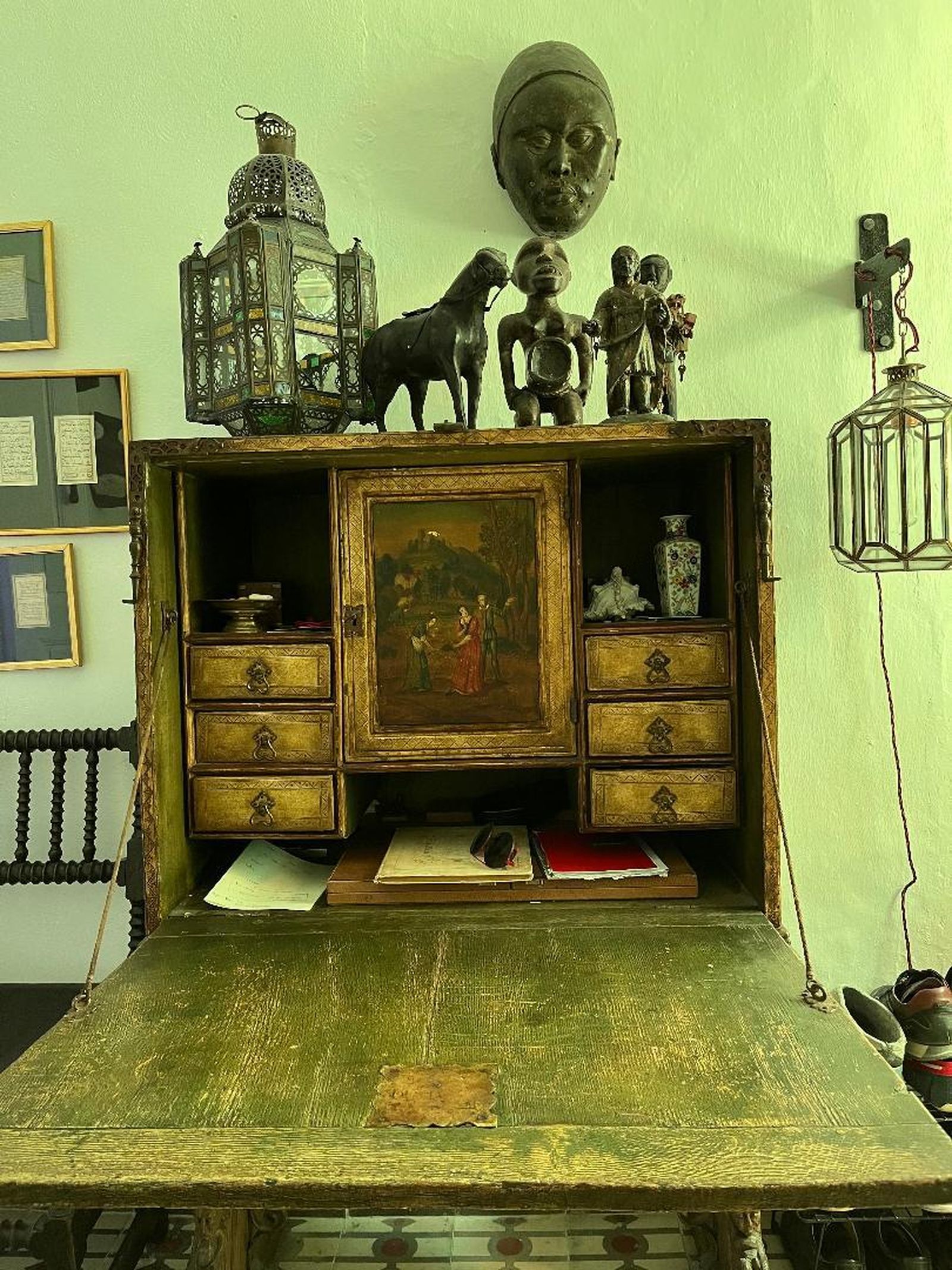 Interior de la casa.