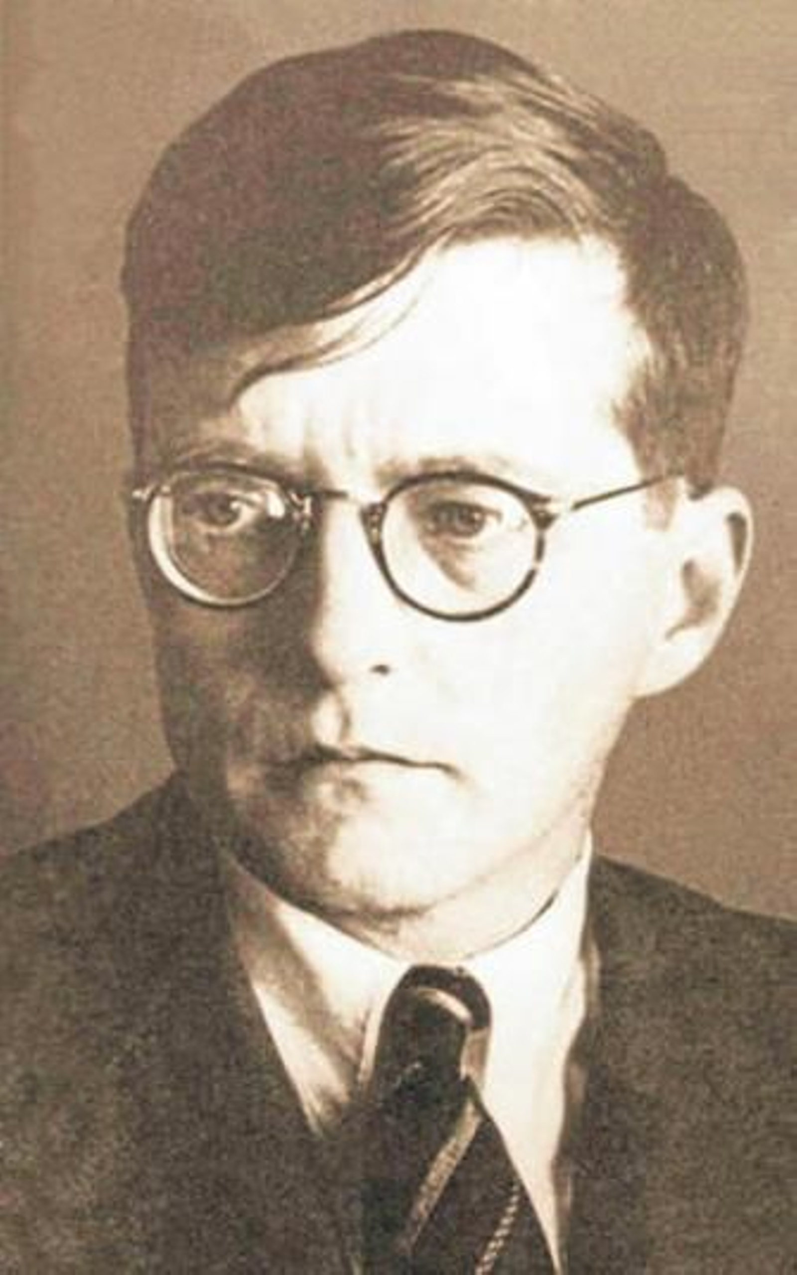 Dmitri Shostakovich (San Petersburgo, 1906 - Moscú, 1975).