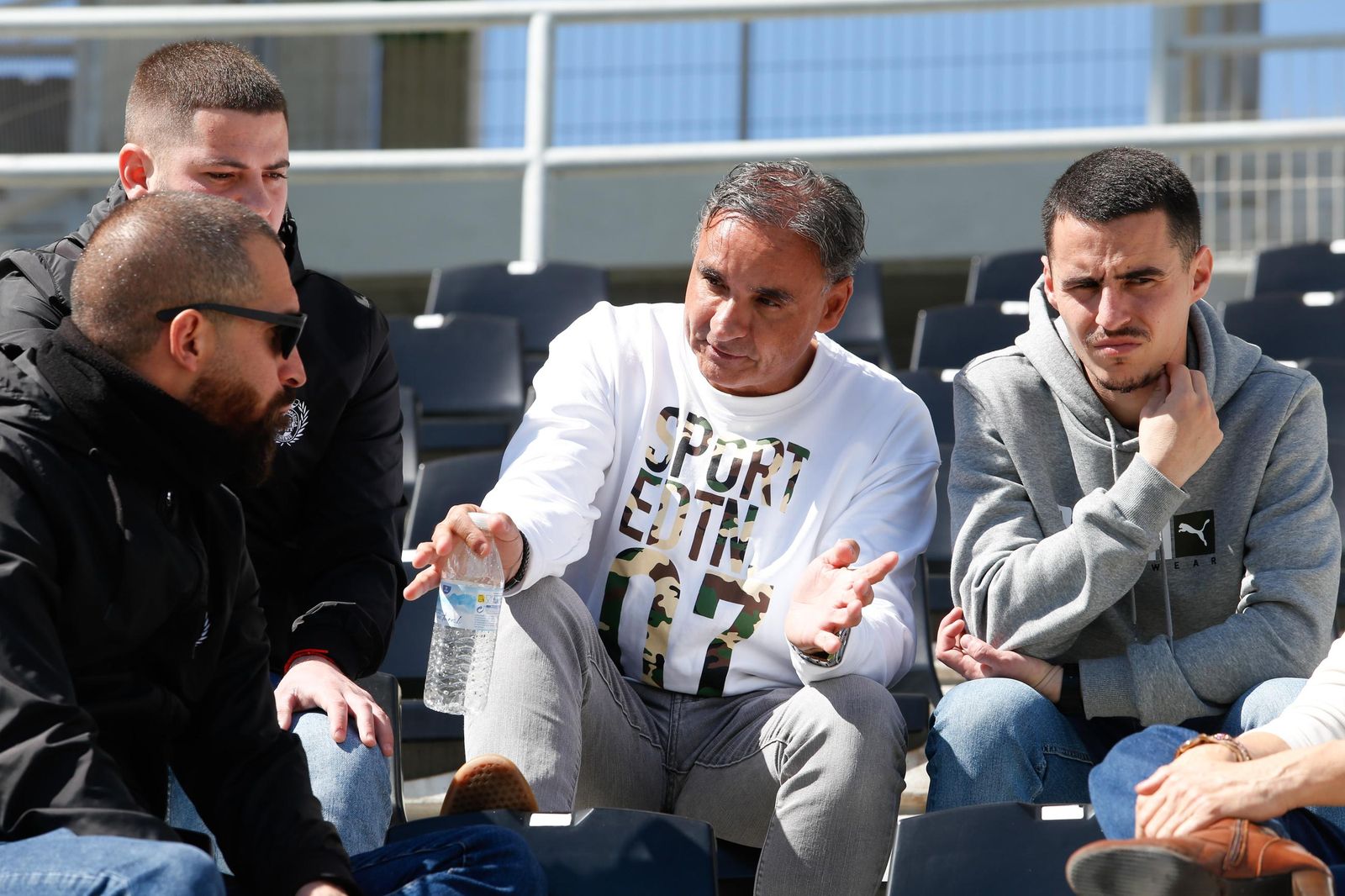 Las fotos del entrenamiento de la Balona previo al partido con el Cádiz Mirandilla, con Andrés Roldán presente