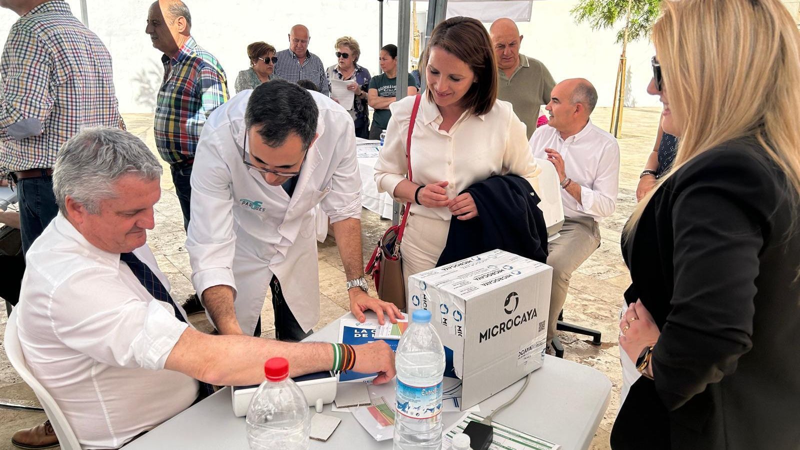 El Delegado de Salud aprovechó para realizarse unas pruebas médicas