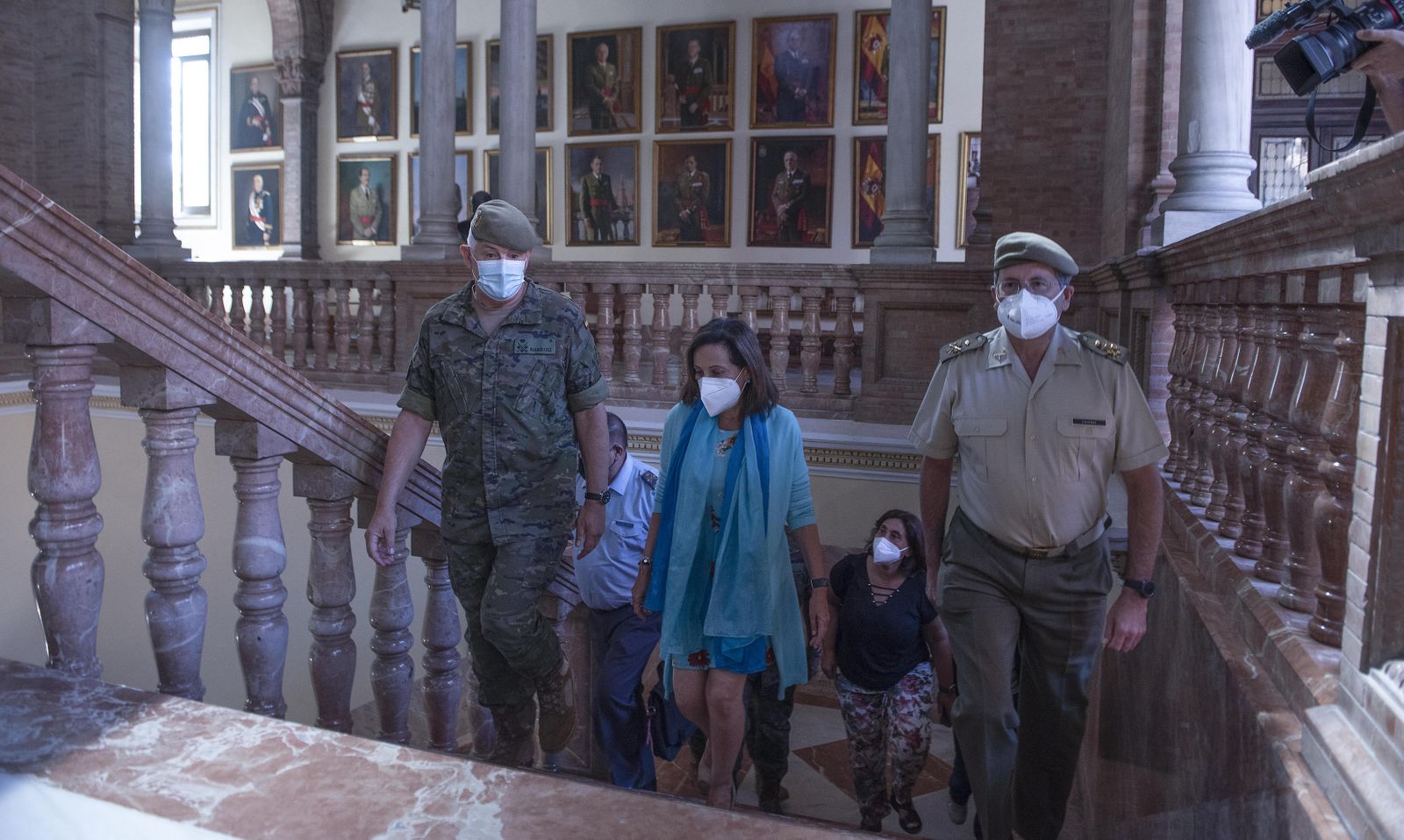 Margarita Robles, este miércoles en Sevilla.