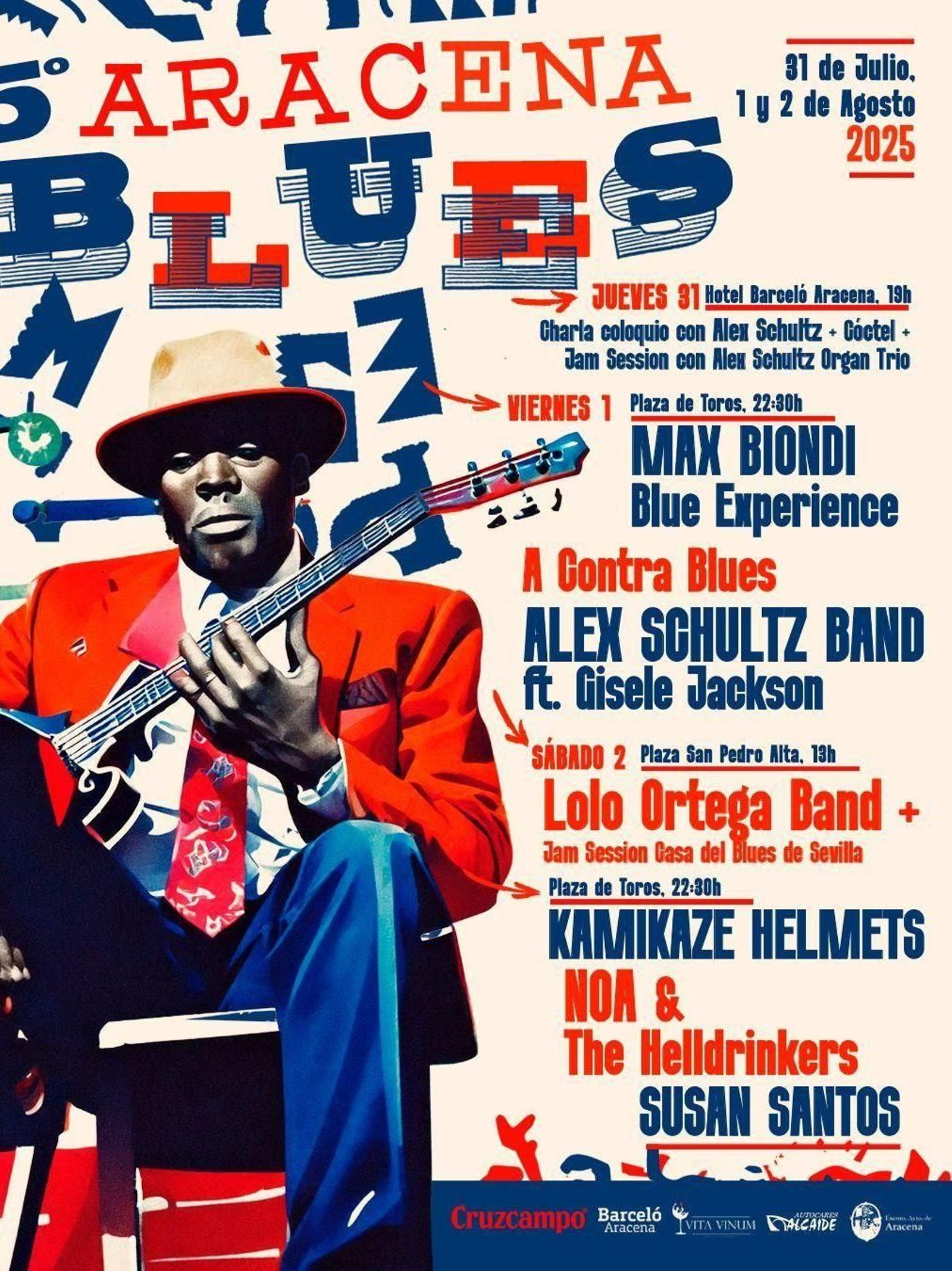 Cartel del Festival de Blues de Aracena. Cartel del Festival de Blues de Aracena.