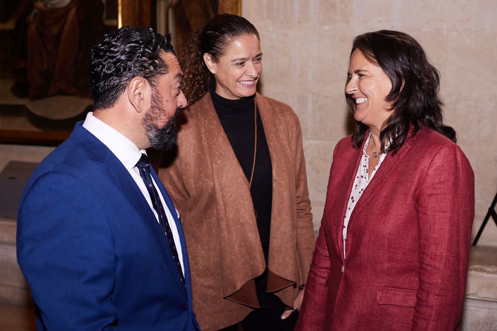 Las fotos de la Copa Billie Jean King con el alcalde jugando al tenis