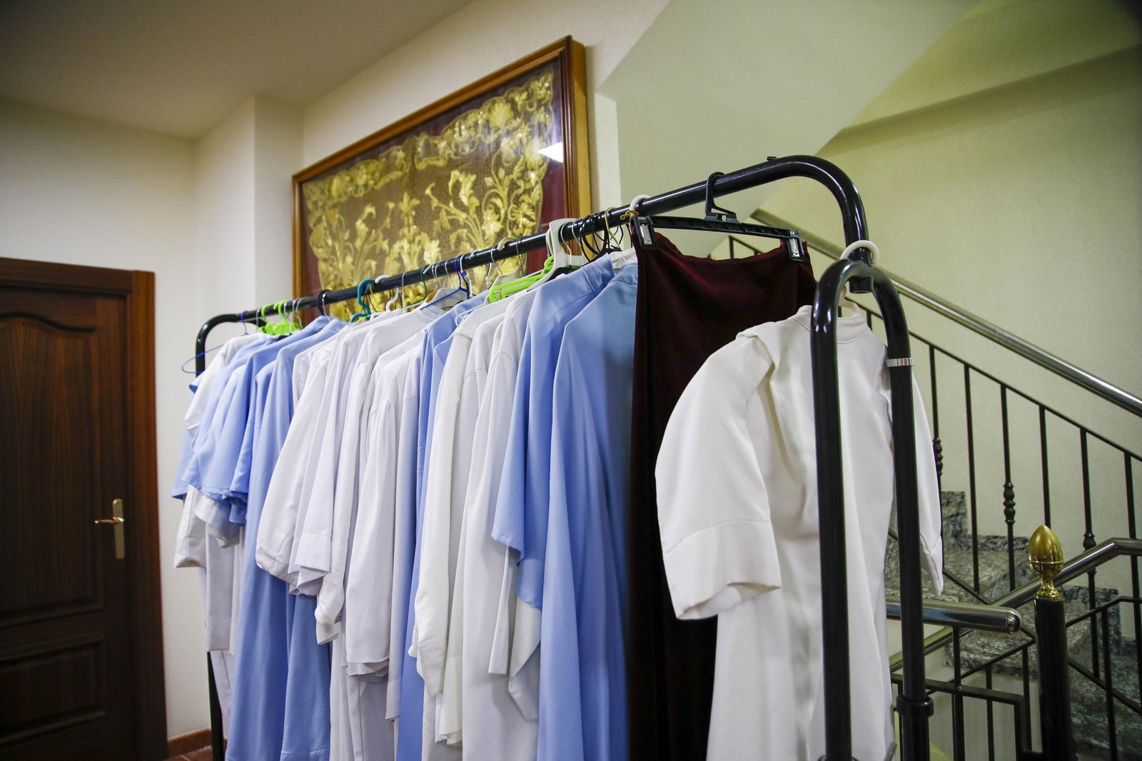 Ensayo de la hermandad de los Ángeles de la ciudad de Almería, en imágenes