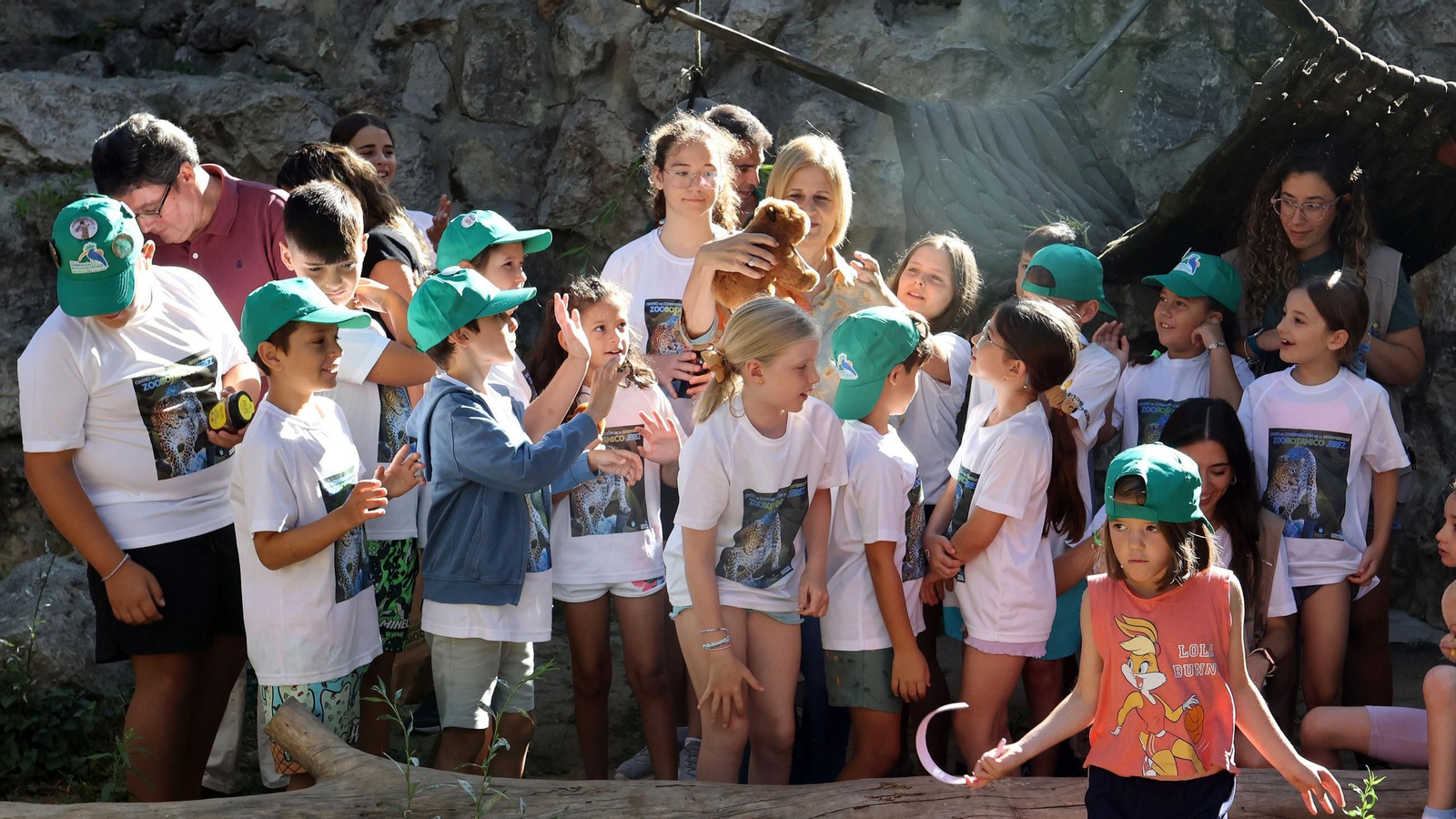 Visita a la escuela de verano en el Zoo de Jerez