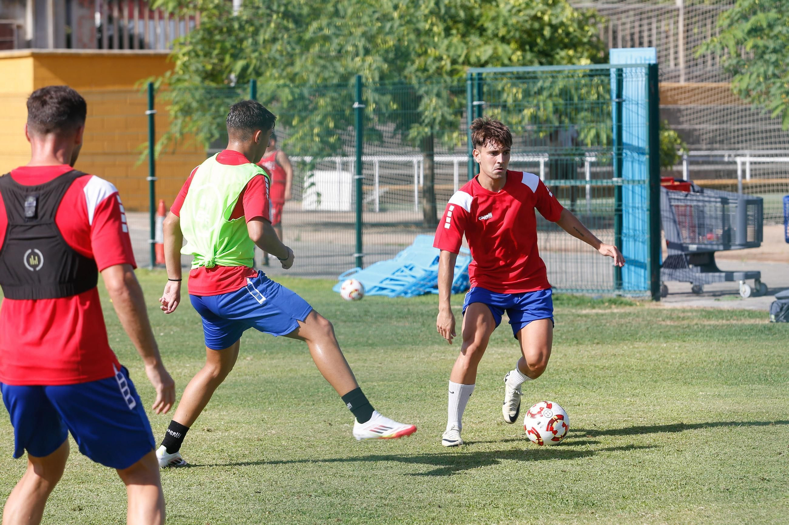Las fotos del entrenamiento de pretemporada del Algeciras en La Menacha
