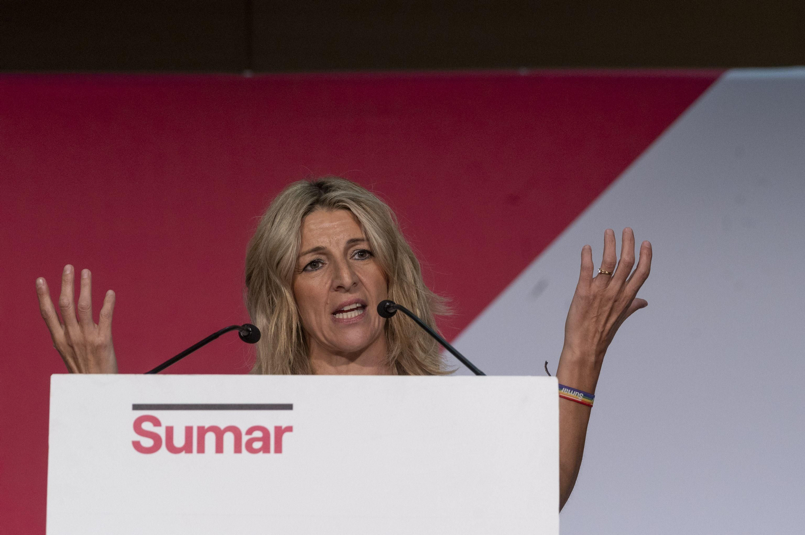 Yolanda Díaz hará doble este domingo en Cádiz y Sevilla.