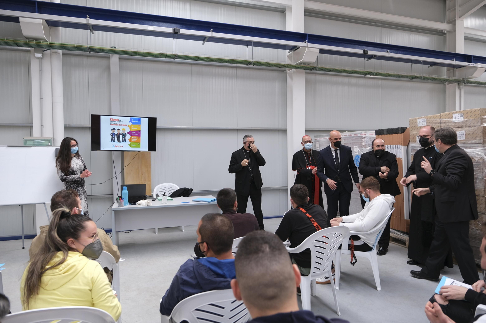 Bendición de las instalaciones de Hydrodiseño, en Huércal Overa (Almería)