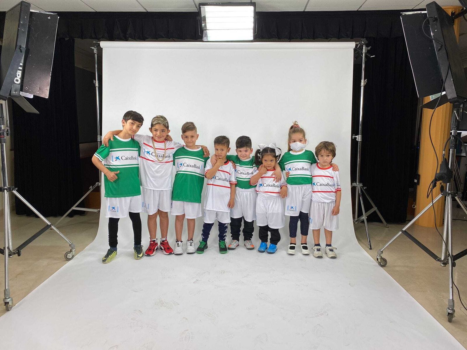 Imagen de los niños que participarán en la iniciativa.