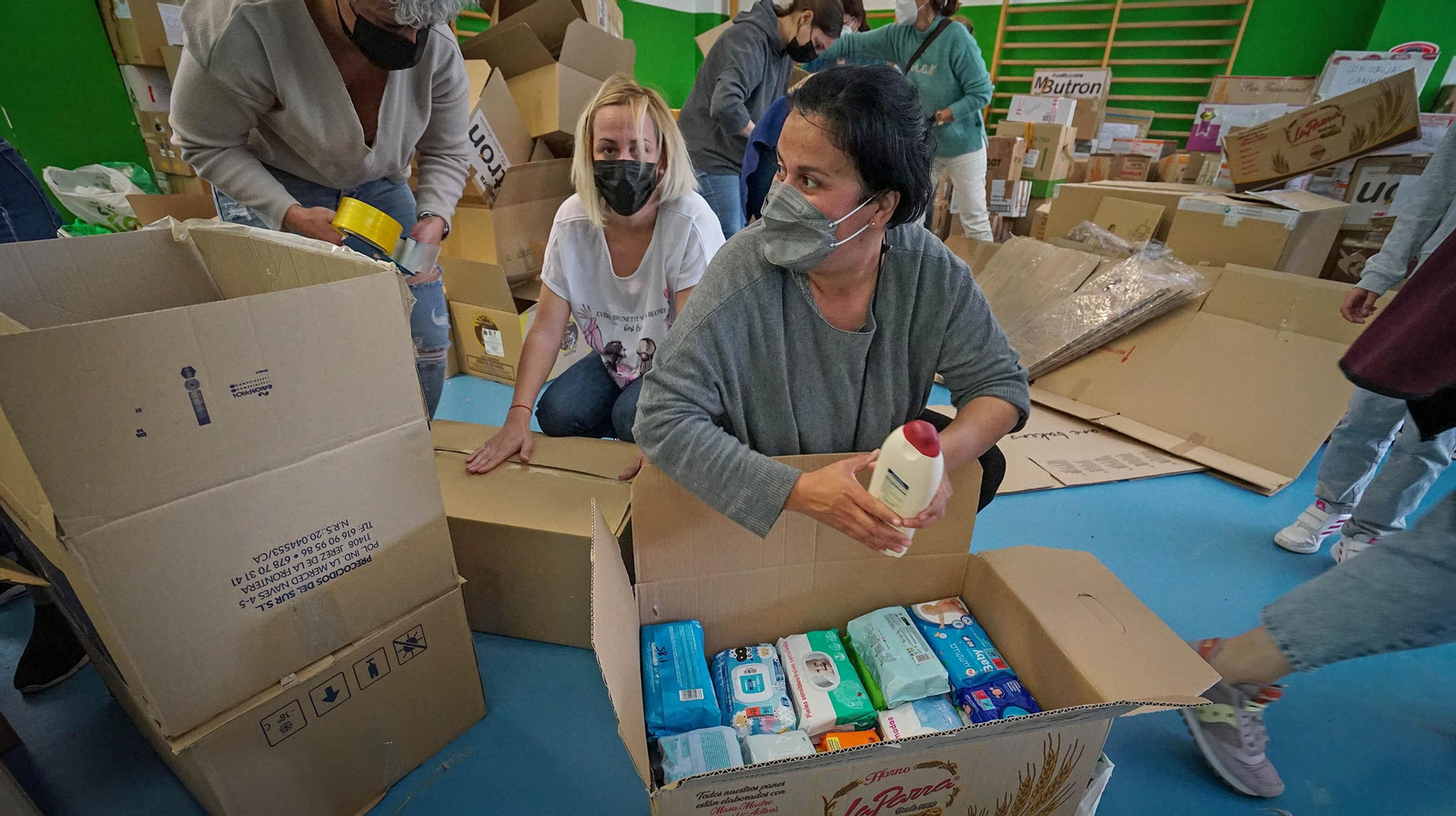 Masiva respuesta solidaria de Jerez con Ucrania