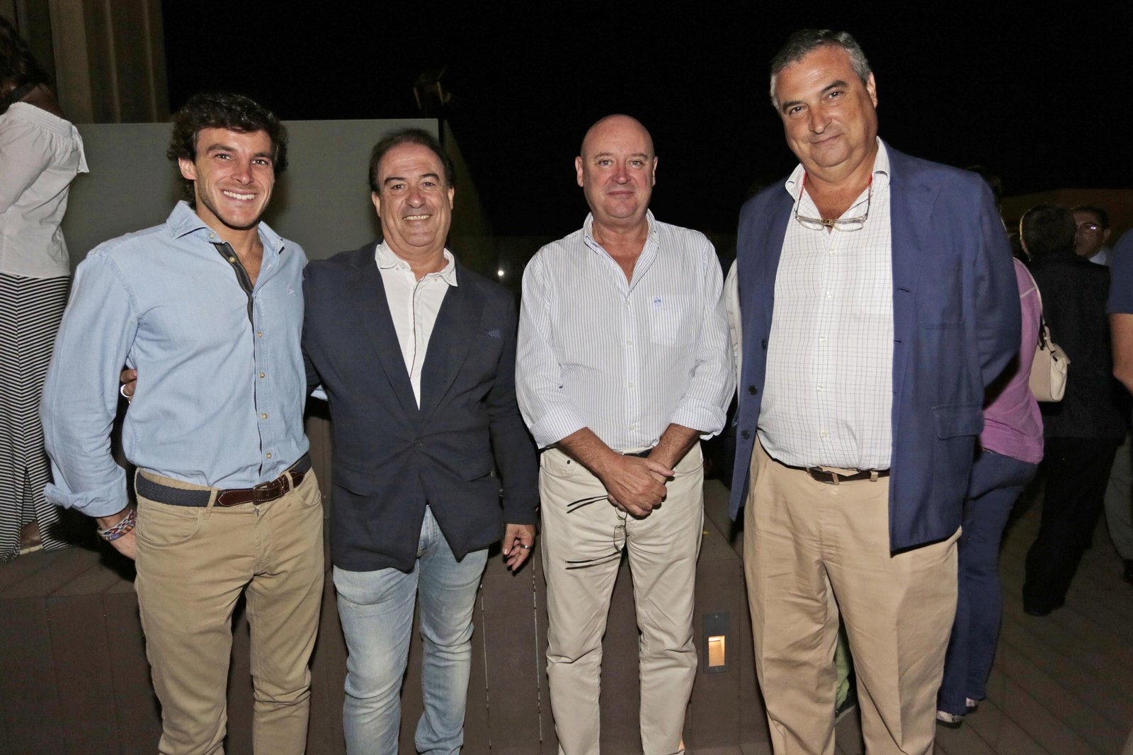 Gonzalo de Saavedra, Javier Osuna, Bernardino Rodríguez y Juan Fernández de Mesa.
