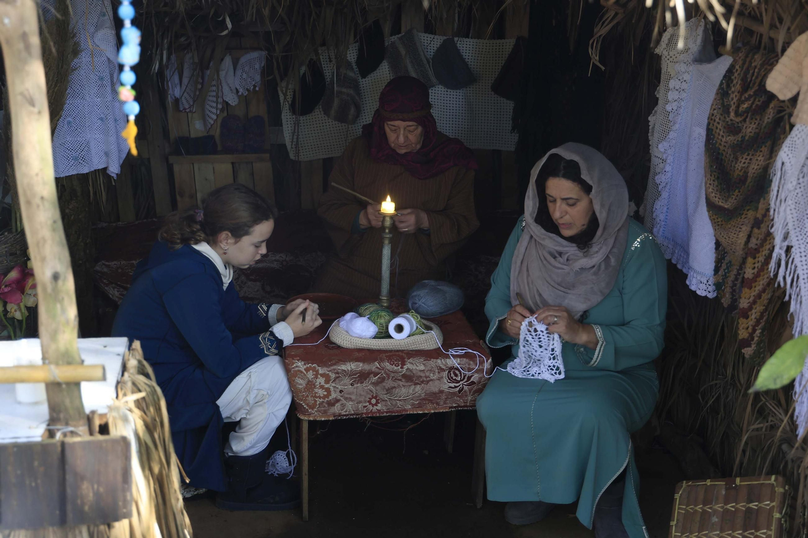 Las fotos de la inauguración del Belén Viviente de Pelayo en Algeciras