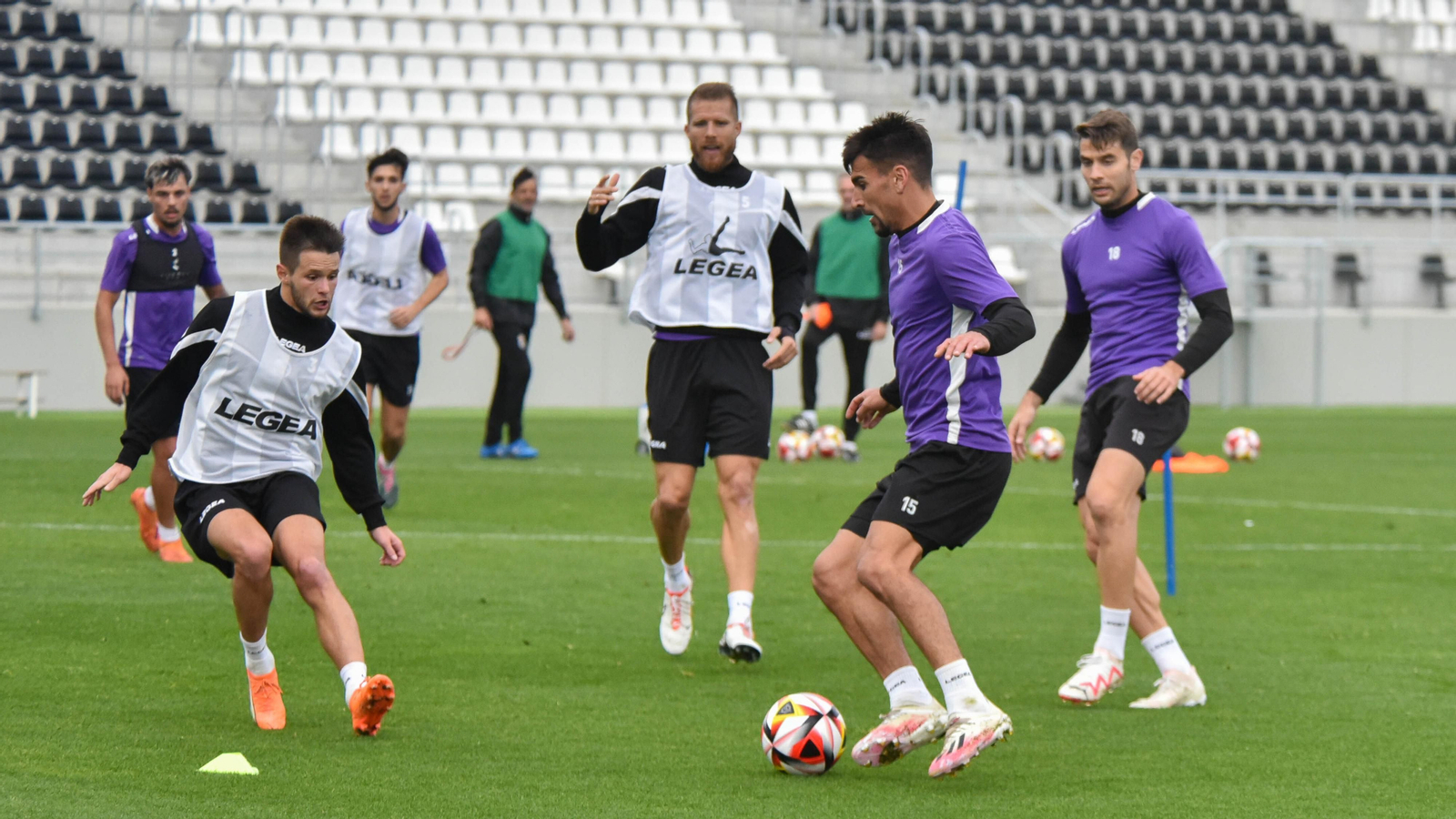 Las fotos del primer entrenamiento de Pitu y Rafa Ortiz con la Balona