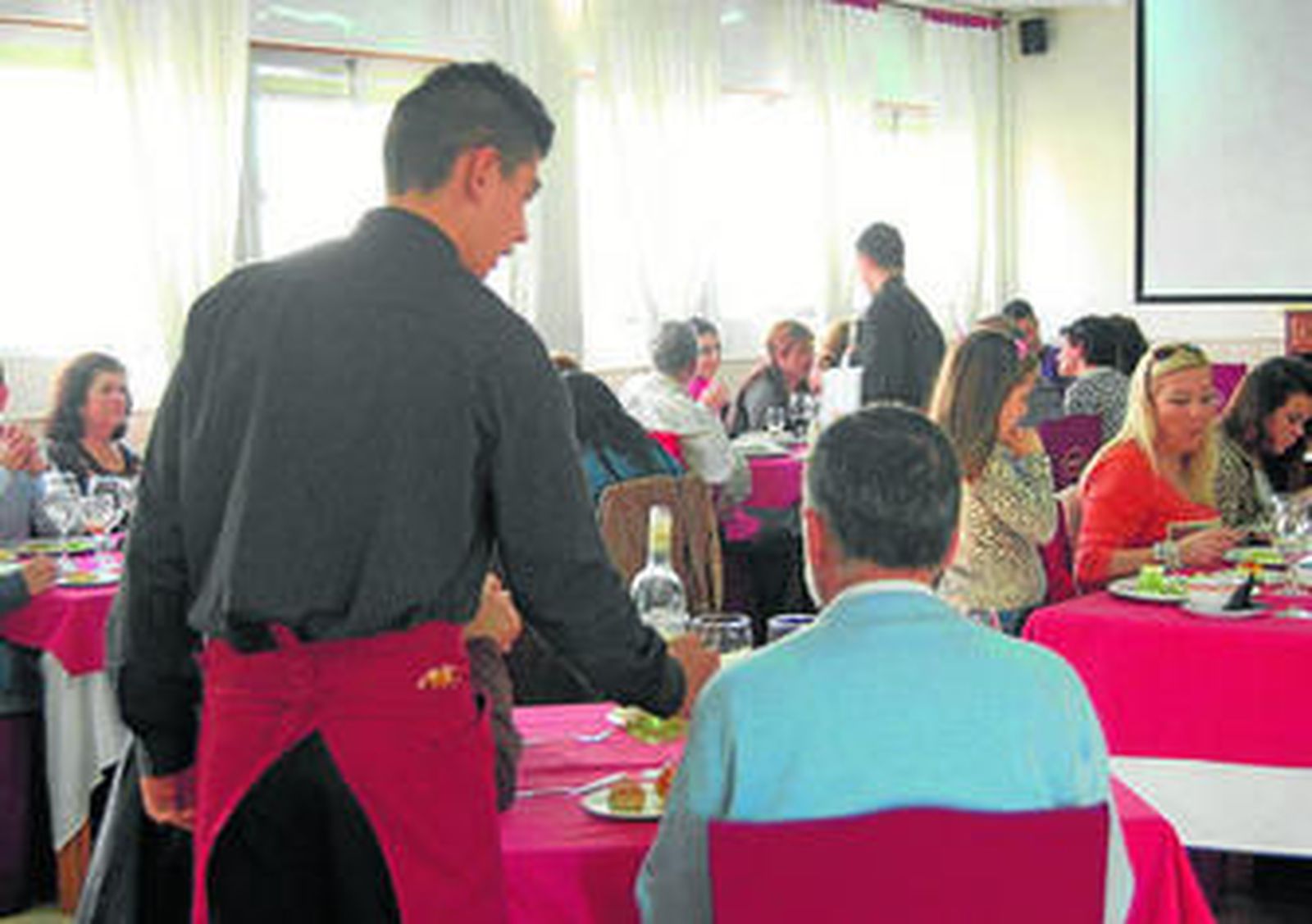 Salón de la Escuela de Hostelería de Salobreña.