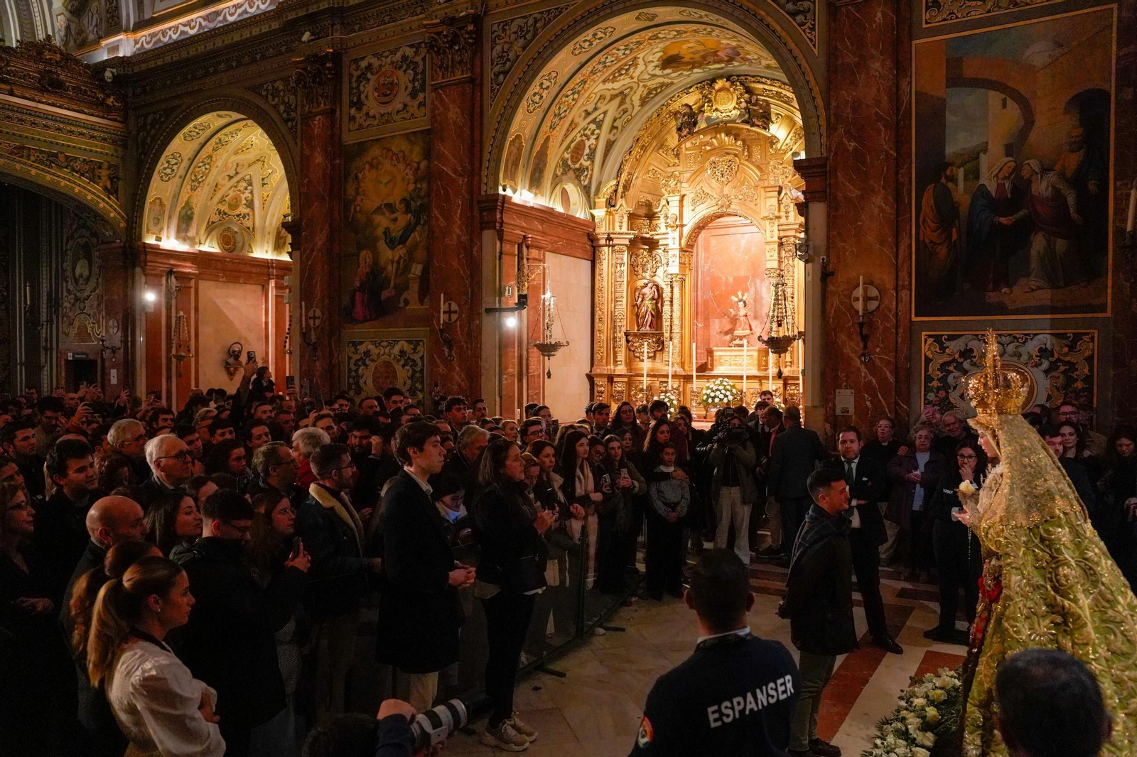 El reencuentro con la Macarena durante la tarde del 8 de diciembre