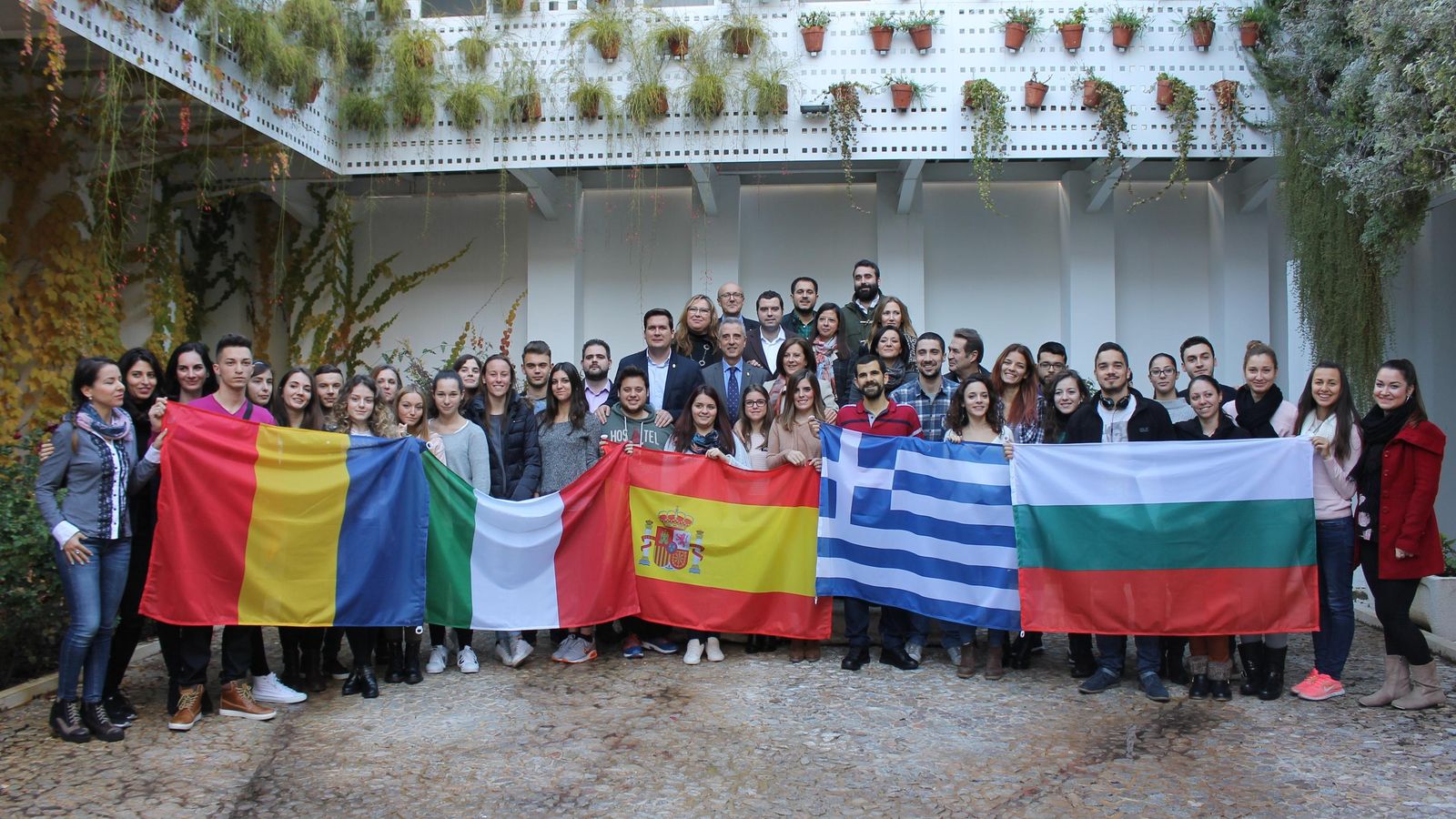 Estudiantes Erasmus de la Universidad de Córdoba.