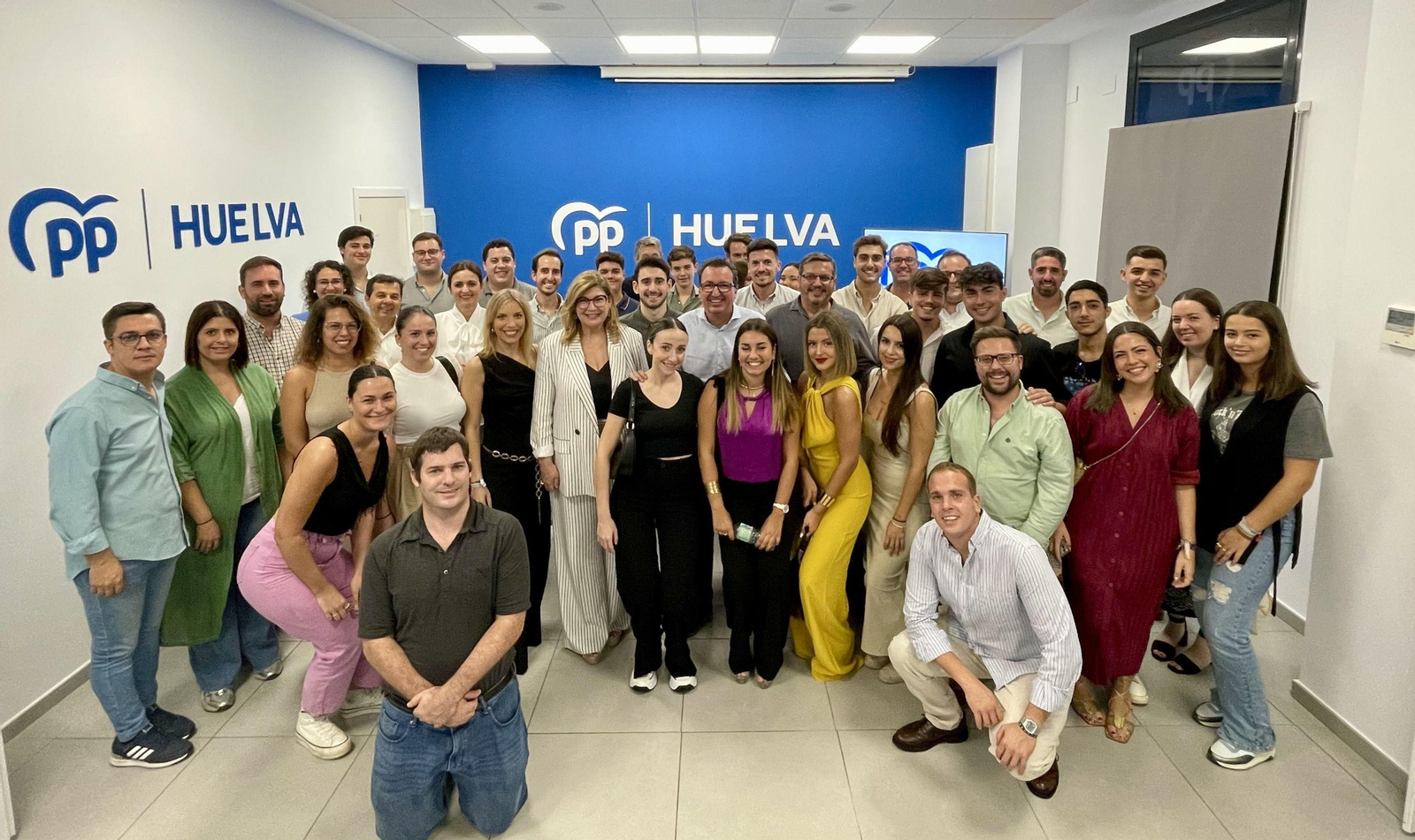 Un encuentro de las Nuevas Generaciones del PP de Huelva el pasado septiembre.