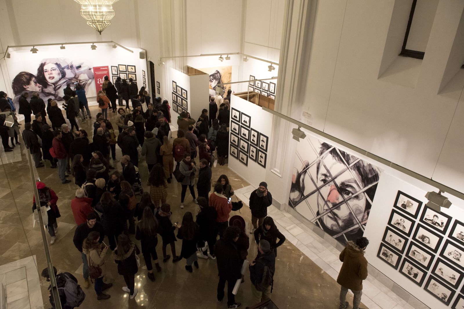 Paula Bonet inaugura su exposición sobre Truffaut en Granada
