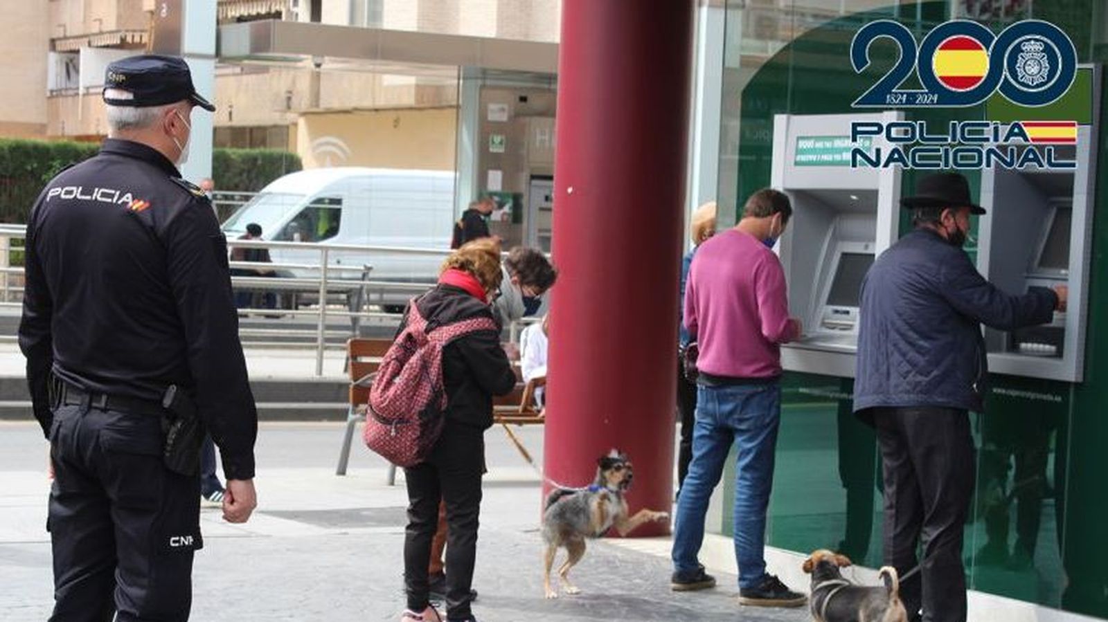 Imagen de archivo de la Policía durante un servicio de vigilancia callejera