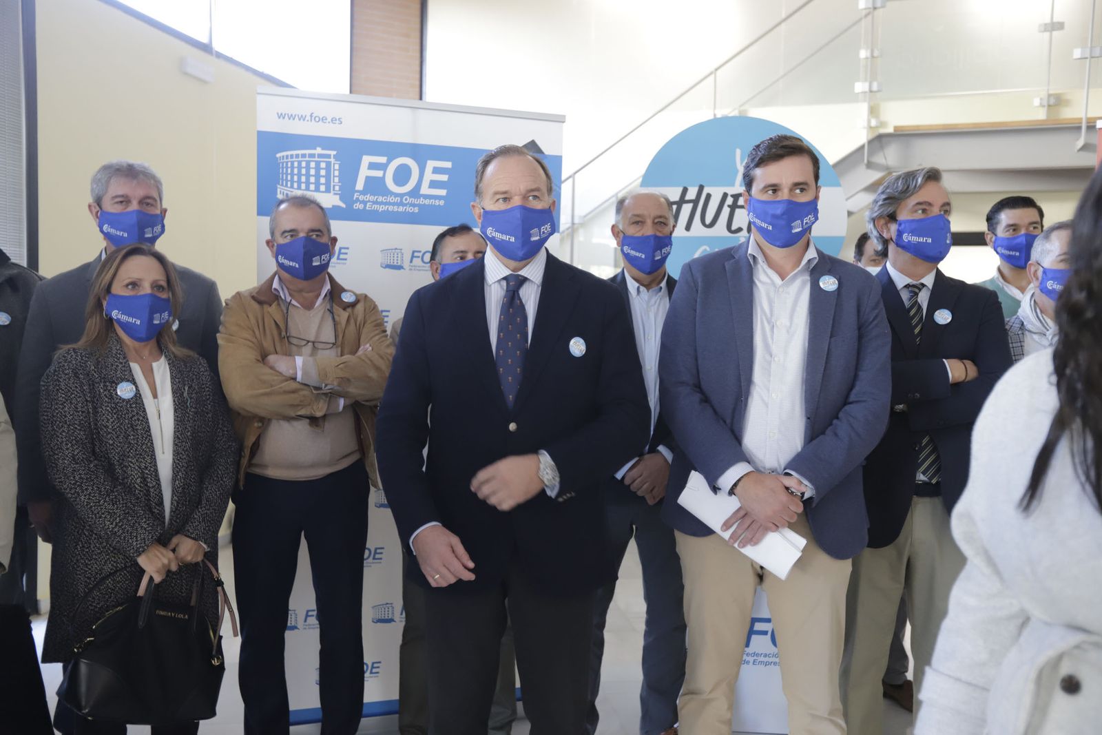 José Luis García-Palacios Álvarez, presidente de la FOE, y Daniel Toscano, presidente de la Cámara de Comercio.