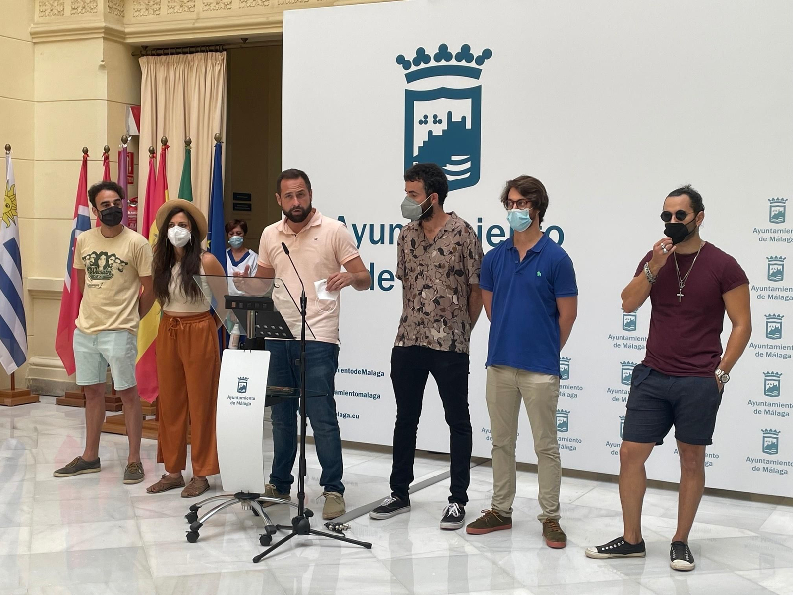 La presentación, este miércoles, en el Ayuntamiento de Málaga.