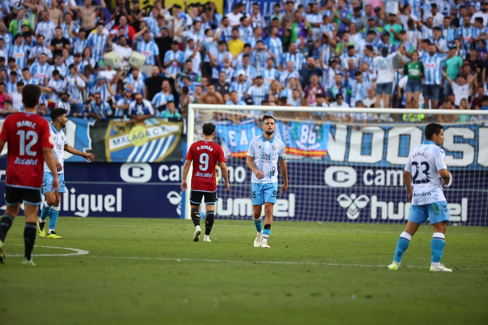 La alegría del Málaga CF tras pasar a la final, en fotos