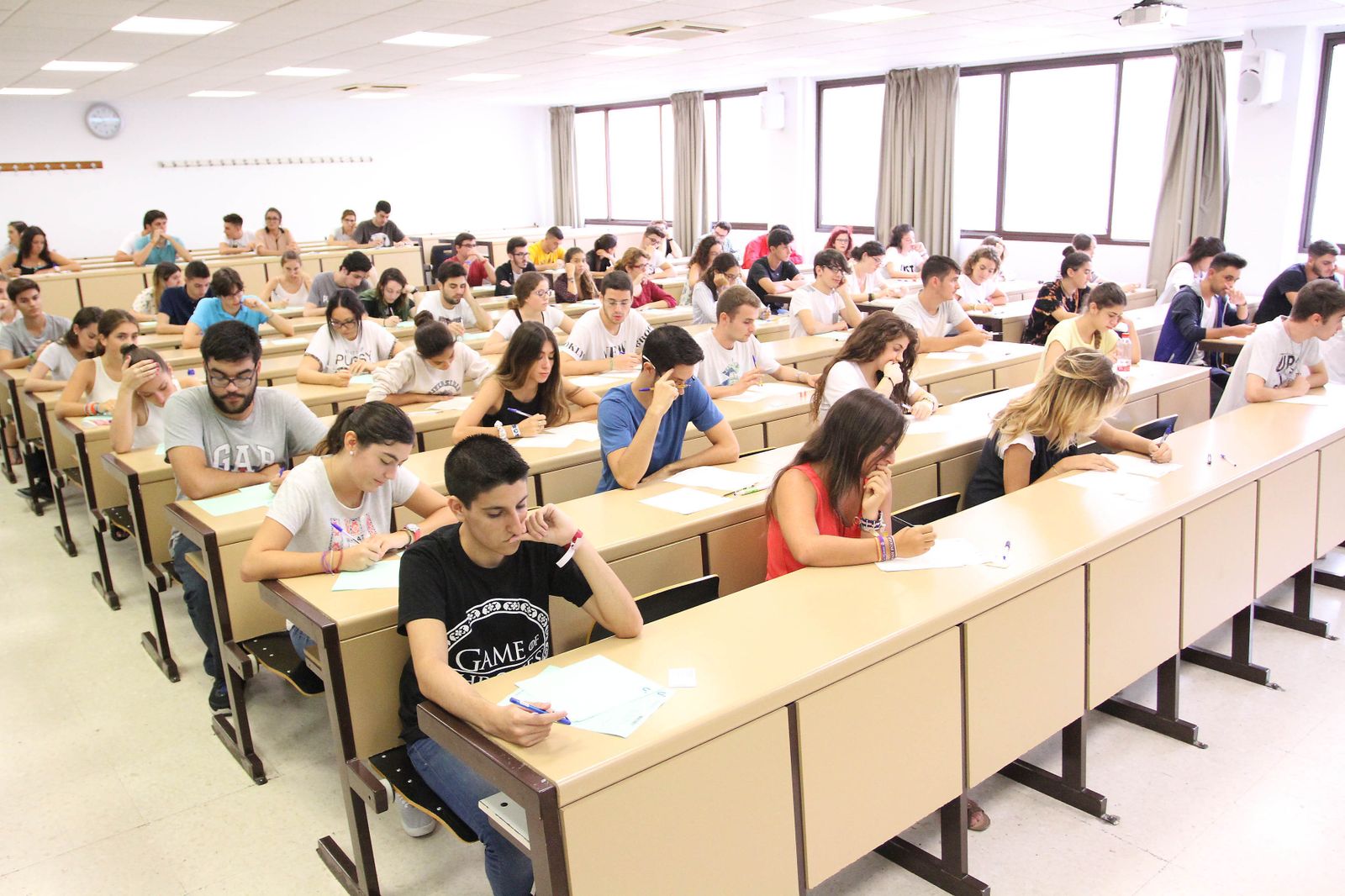 Imagen de la última convocatoria de Selectividad en la Escuela Técnica Superior de Ingeniería Informática.