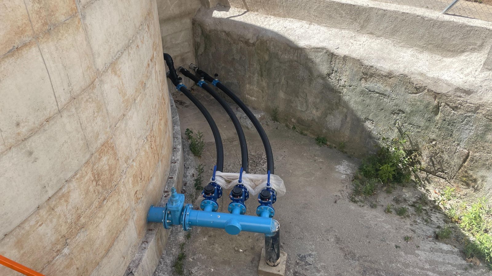 Obra de separación de redes en Ítrabo