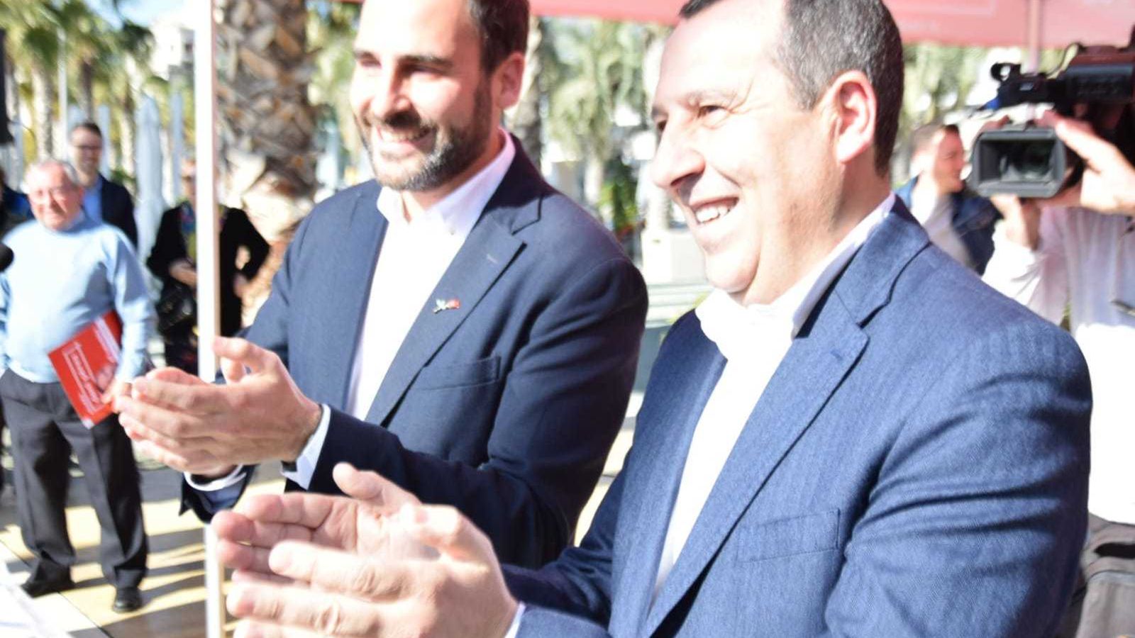 Un momento del acto de esta mañana