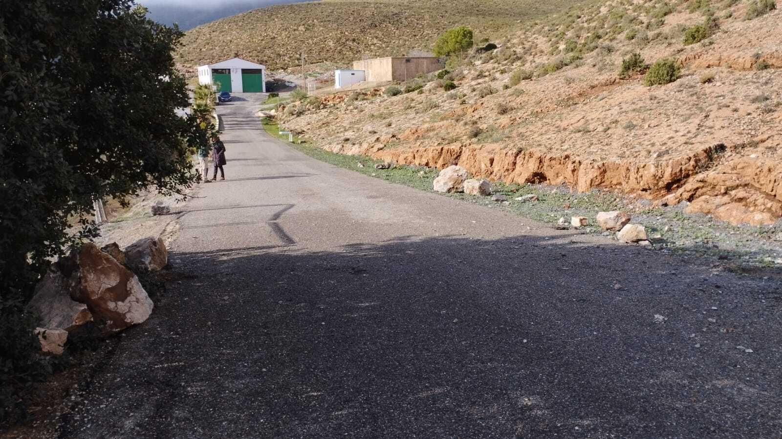 Las imágenes de Lújar tras el desprendimiento