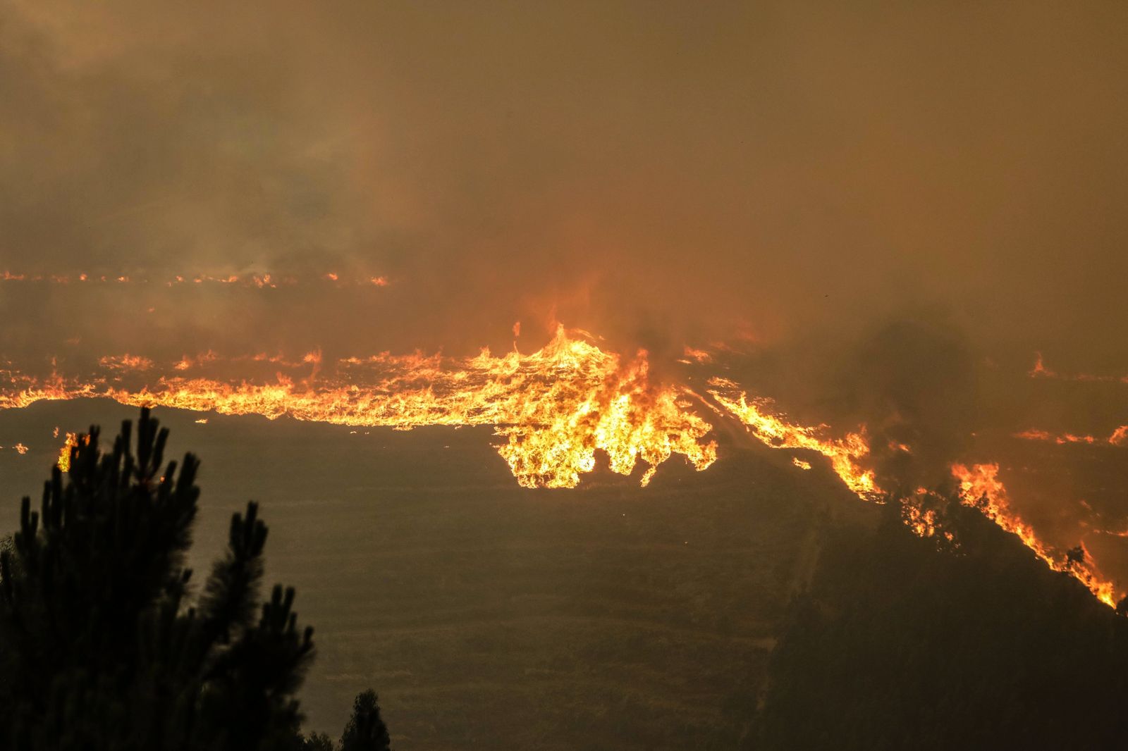 Las imágenes del grave incendio en Portugal