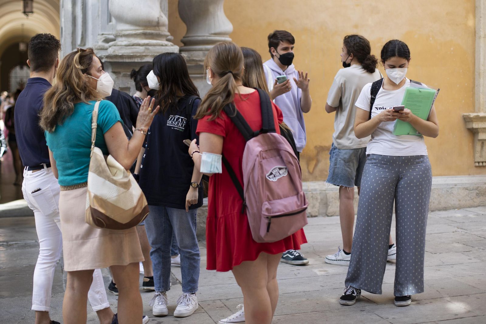 Alumnos de selectividad.