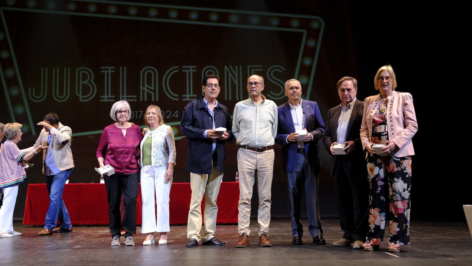 Imágenes del acto de jubilación de los profesionales del Distrito Sanitario Almería