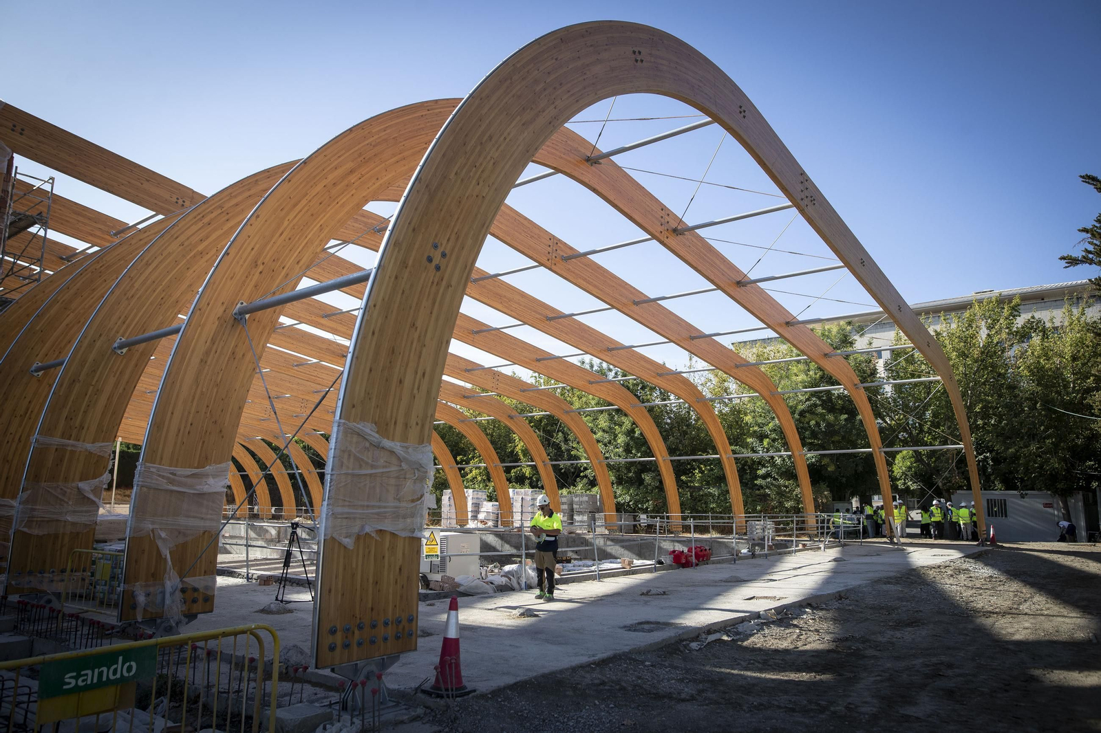 Las obras de la piscina olímpica de Fuentenueva, por dentro