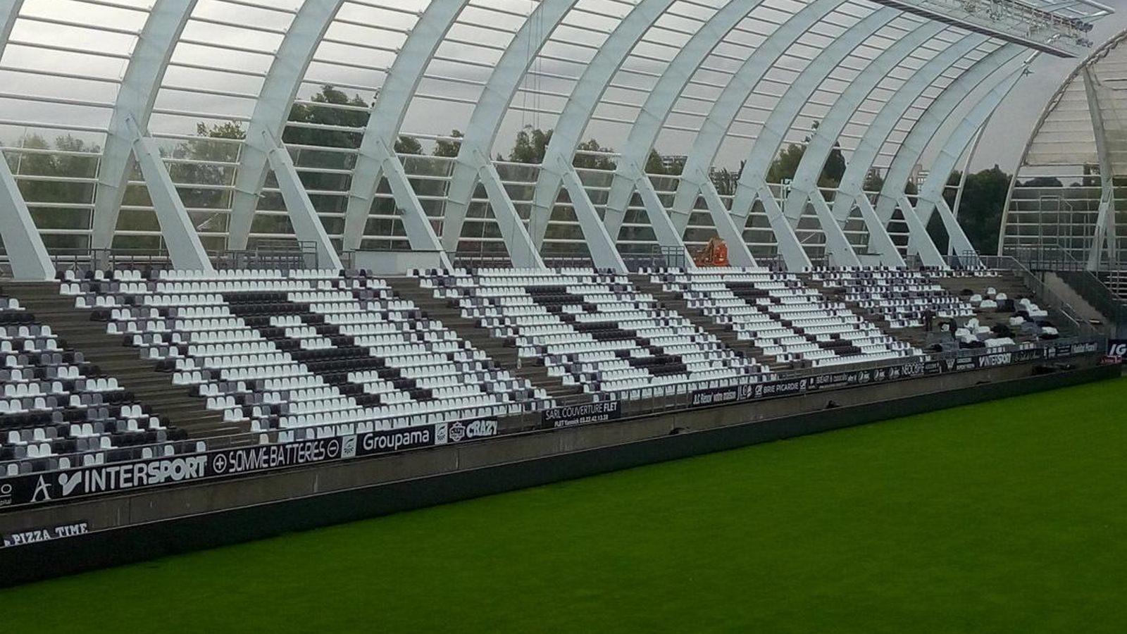 Proyecto que llevaron a cabo en el Stade de la Licorne (Angers, Francia)